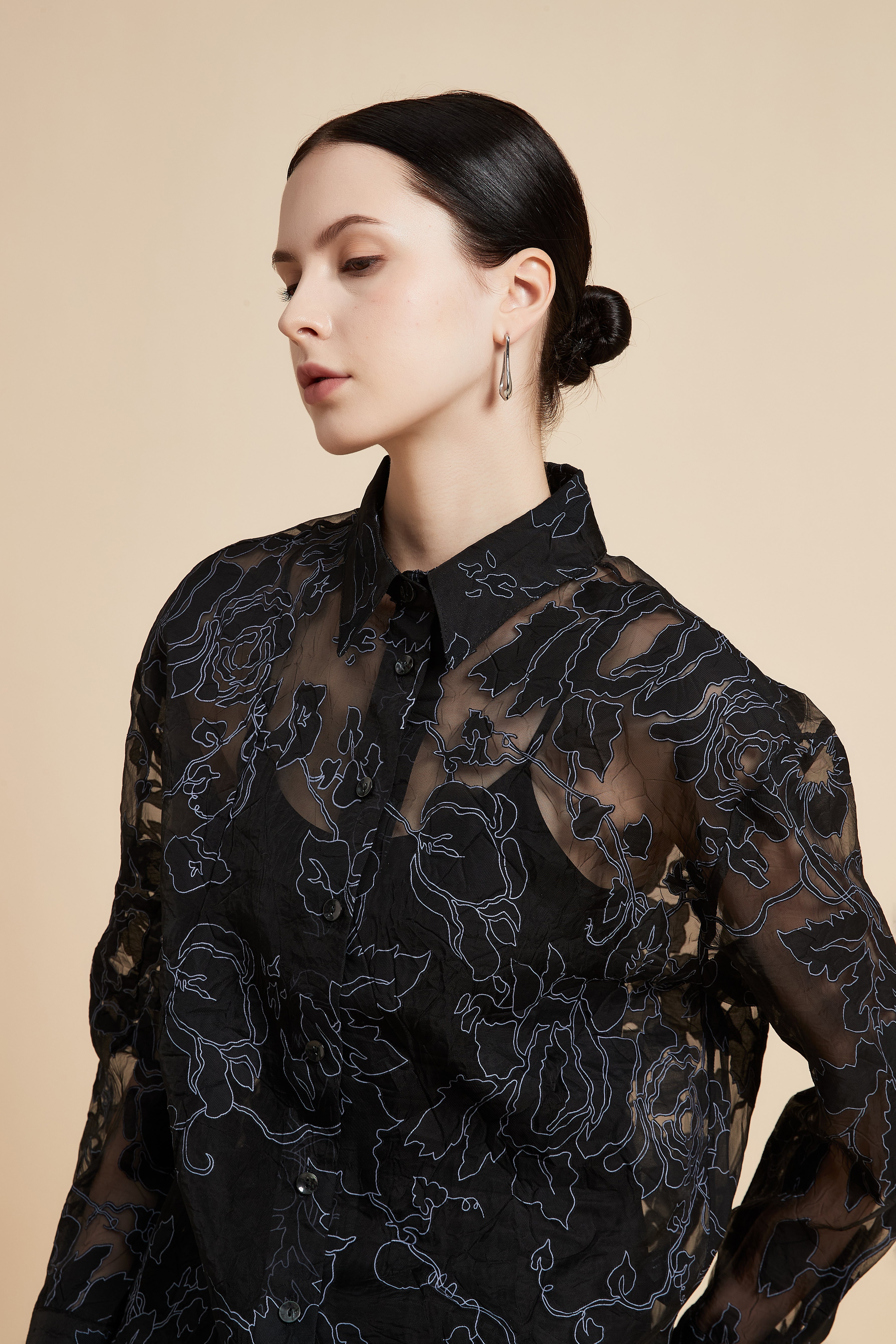 Long Sleeve Shirt with Collar