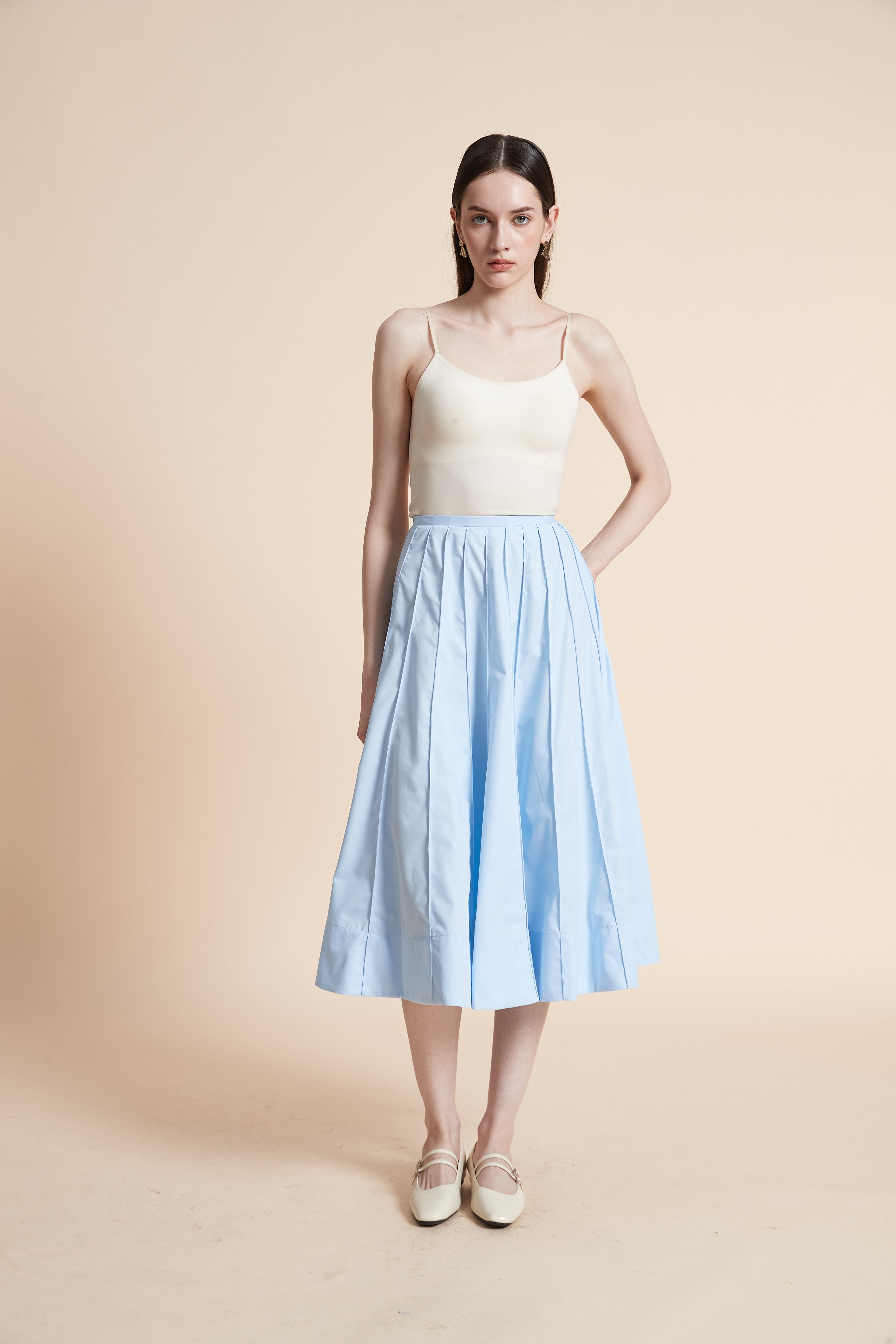 تنورة ميدي سادة