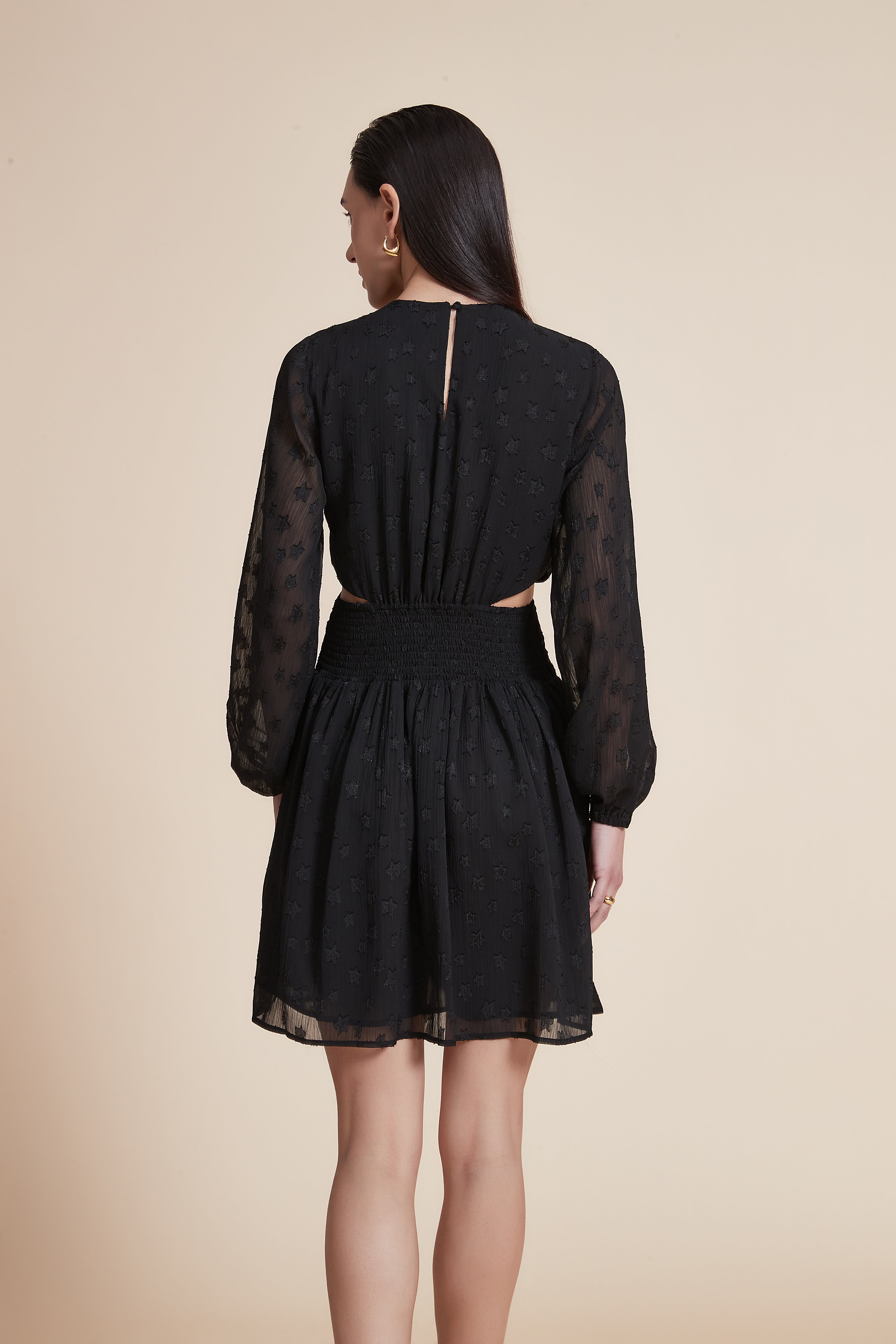 Plain Long Sleeve Maxi Dress