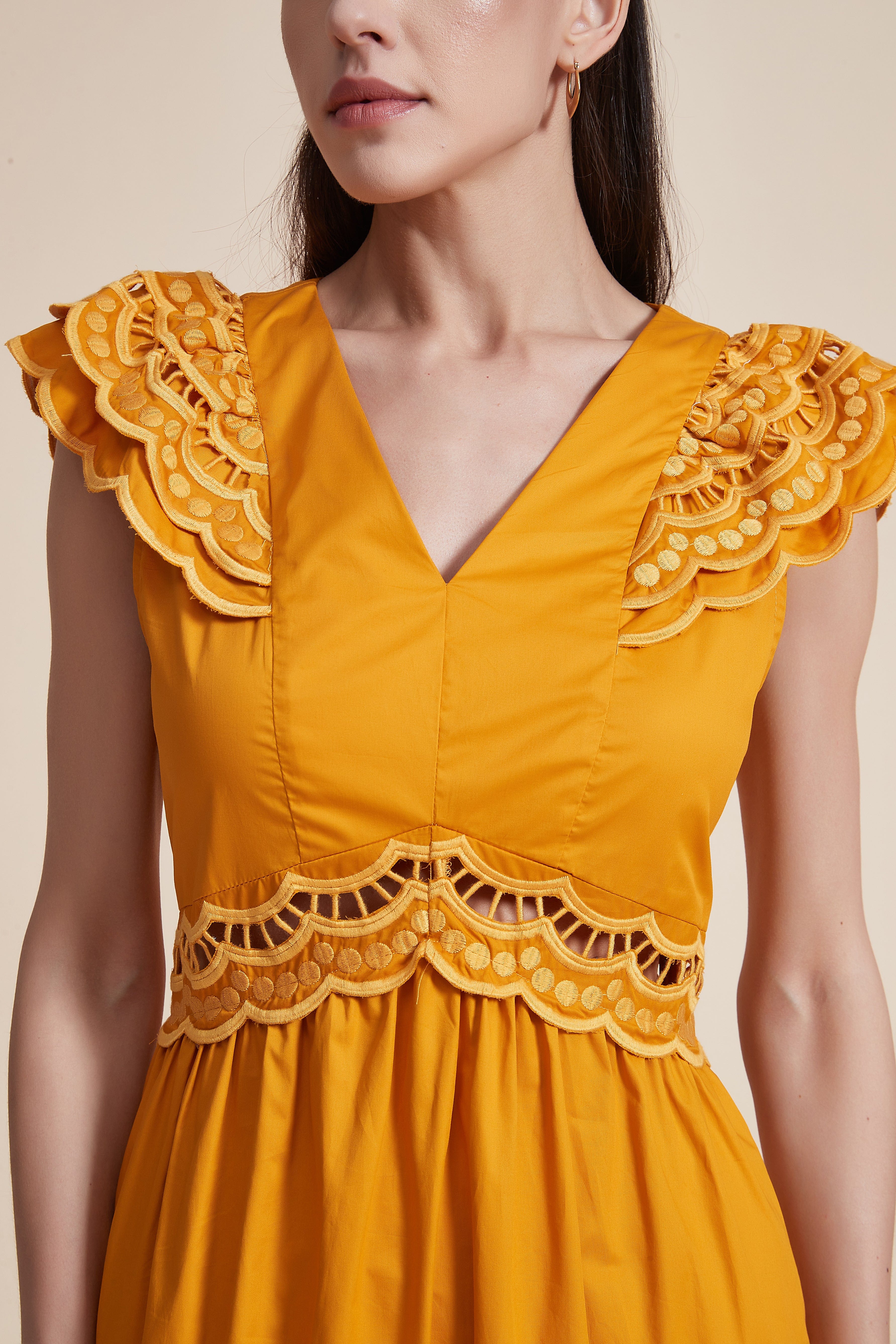 Sleeveless Wide-Leg Midi Dress