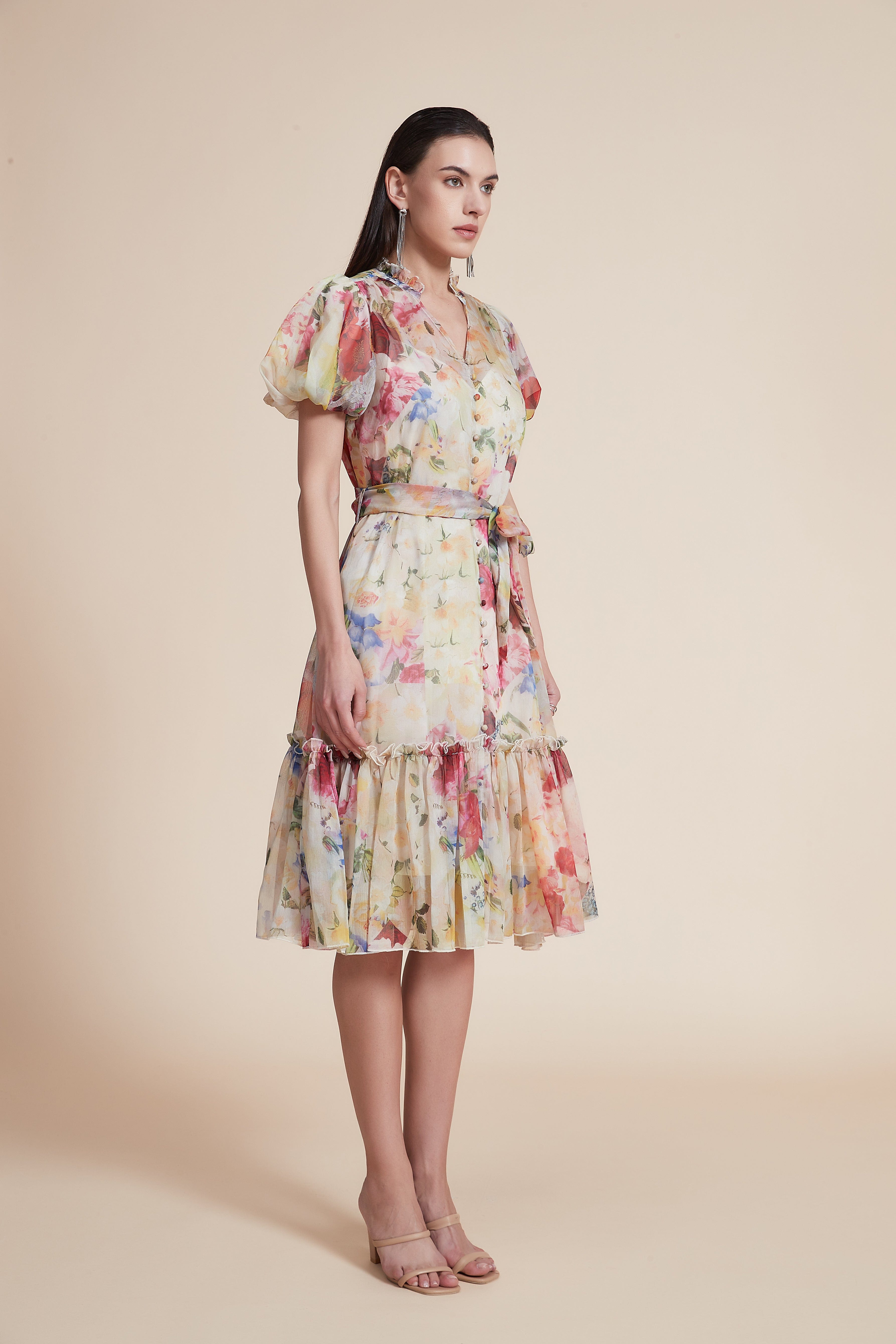 Sleeveless Wide-Leg Midi Dress