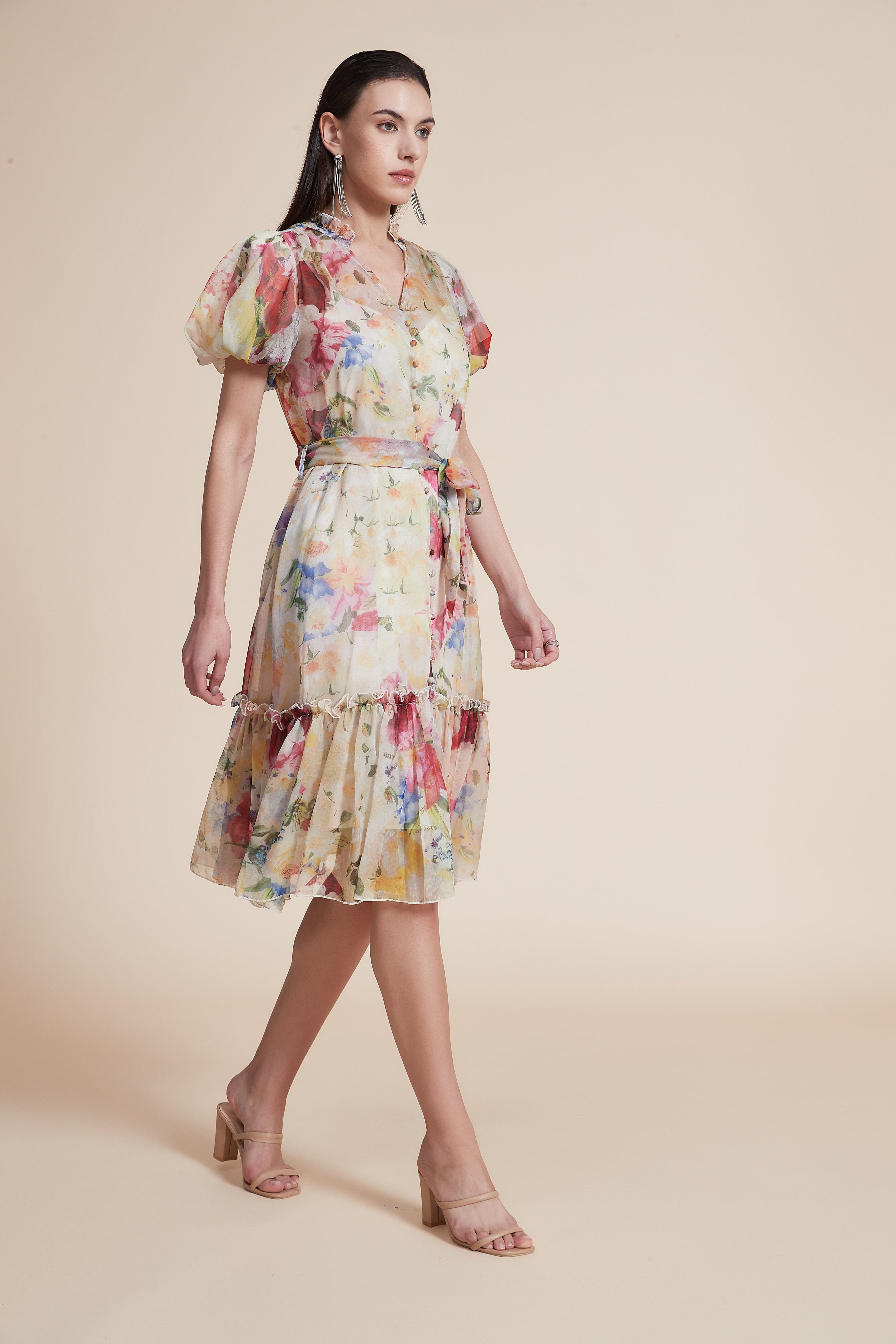 Sleeveless Wide-Leg Midi Dress