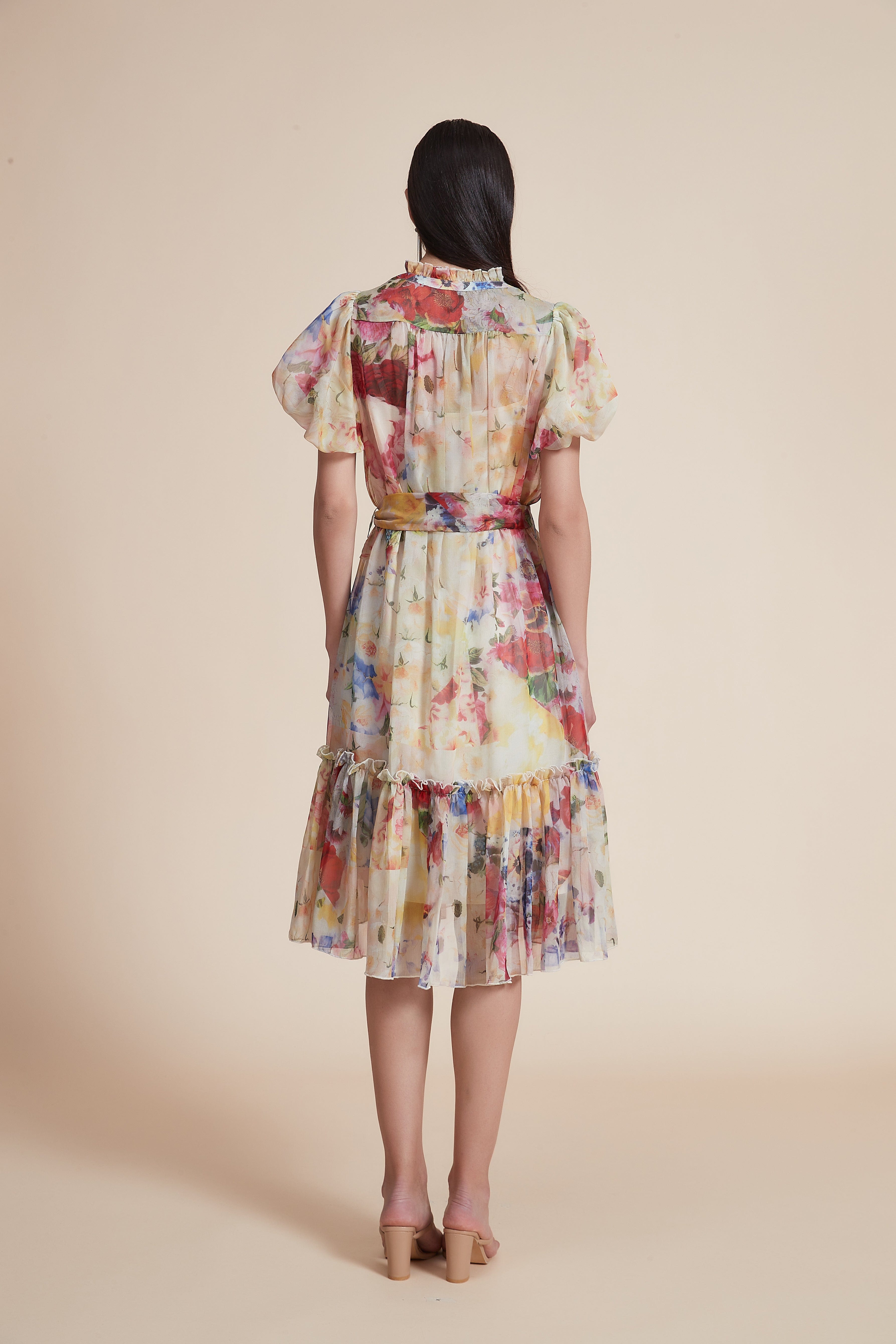 Sleeveless Wide-Leg Midi Dress