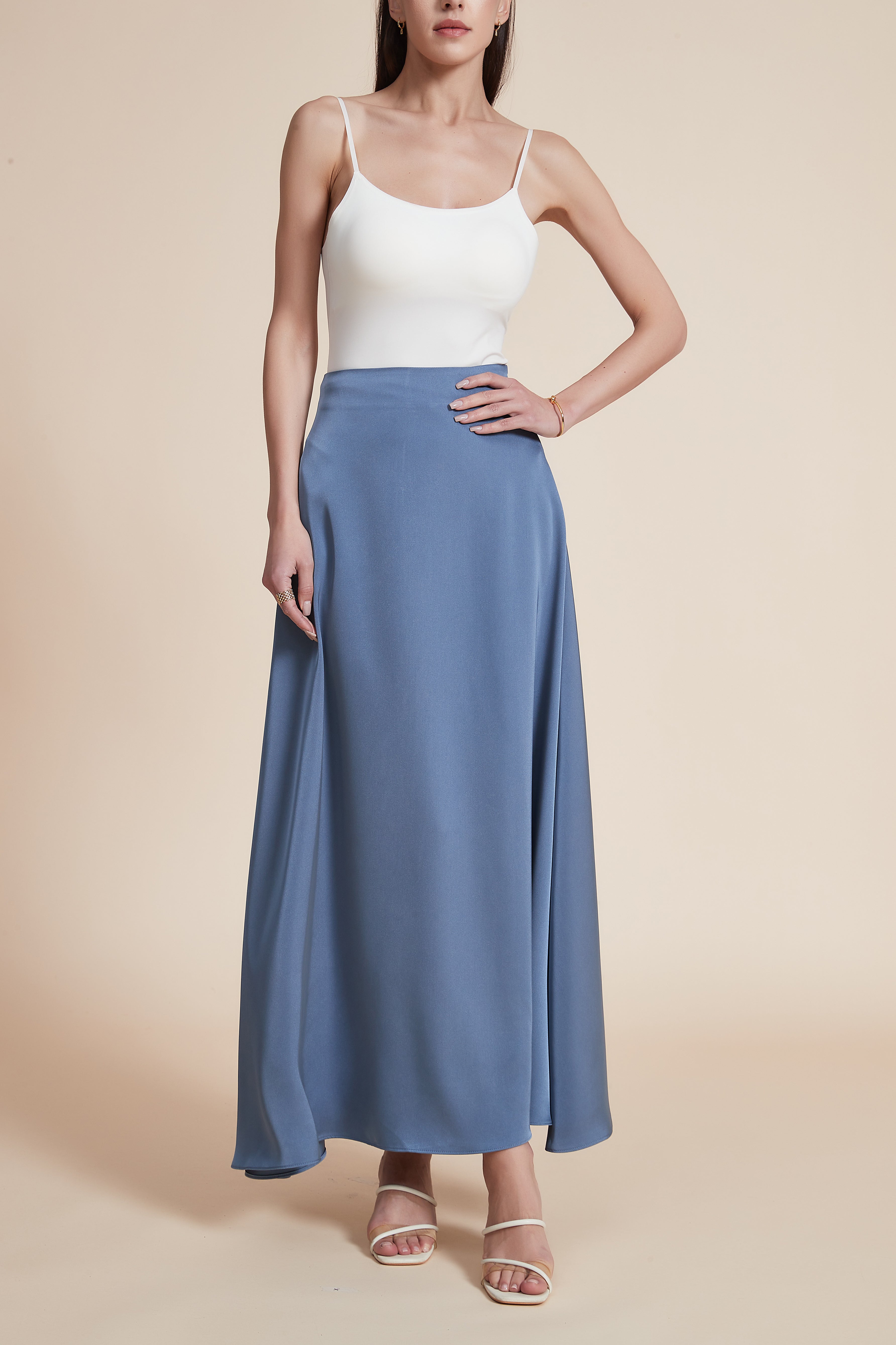 Plain Long Women's Skirt