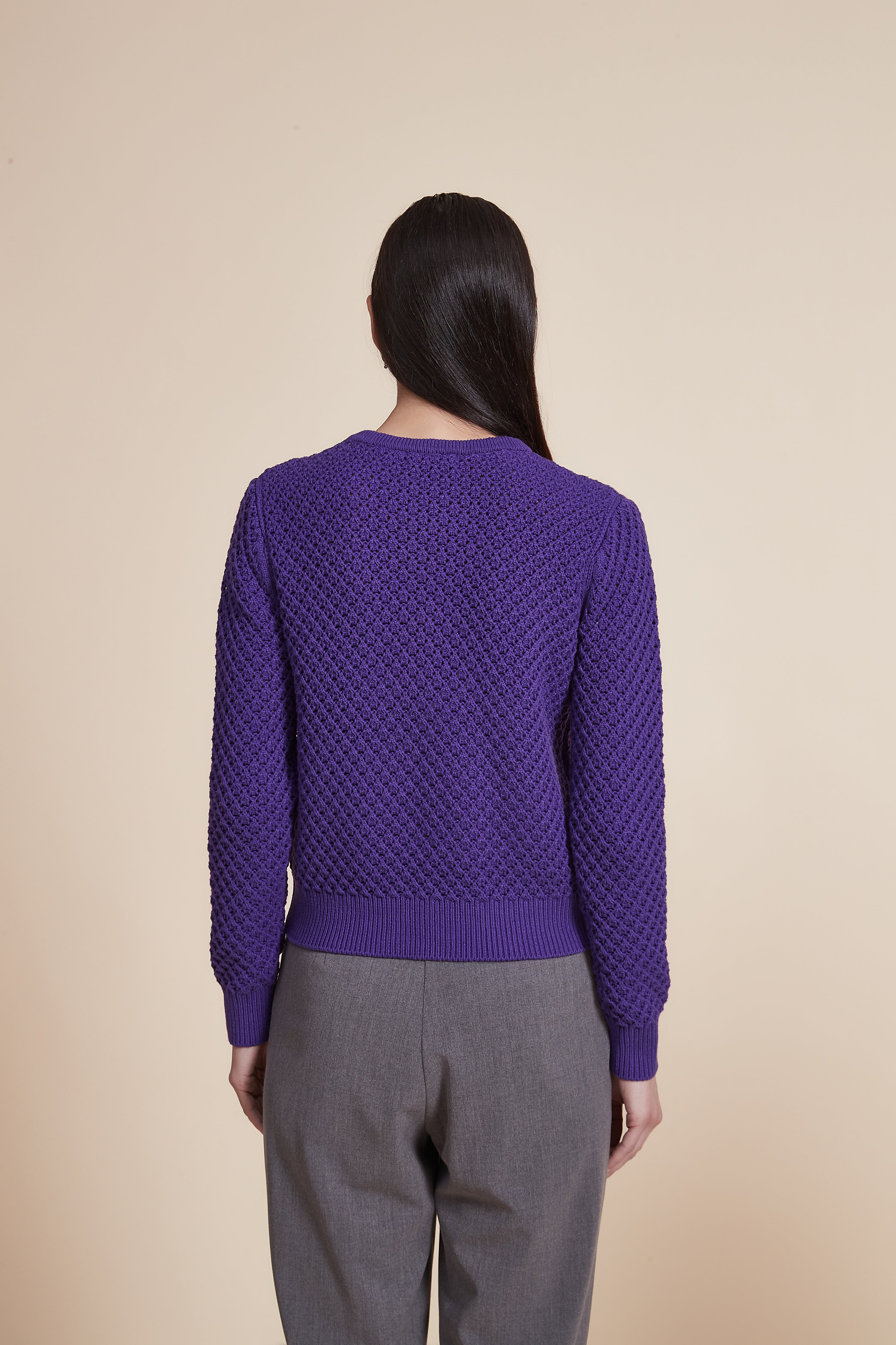 Woven Long Sleeve Jacket with Pockets