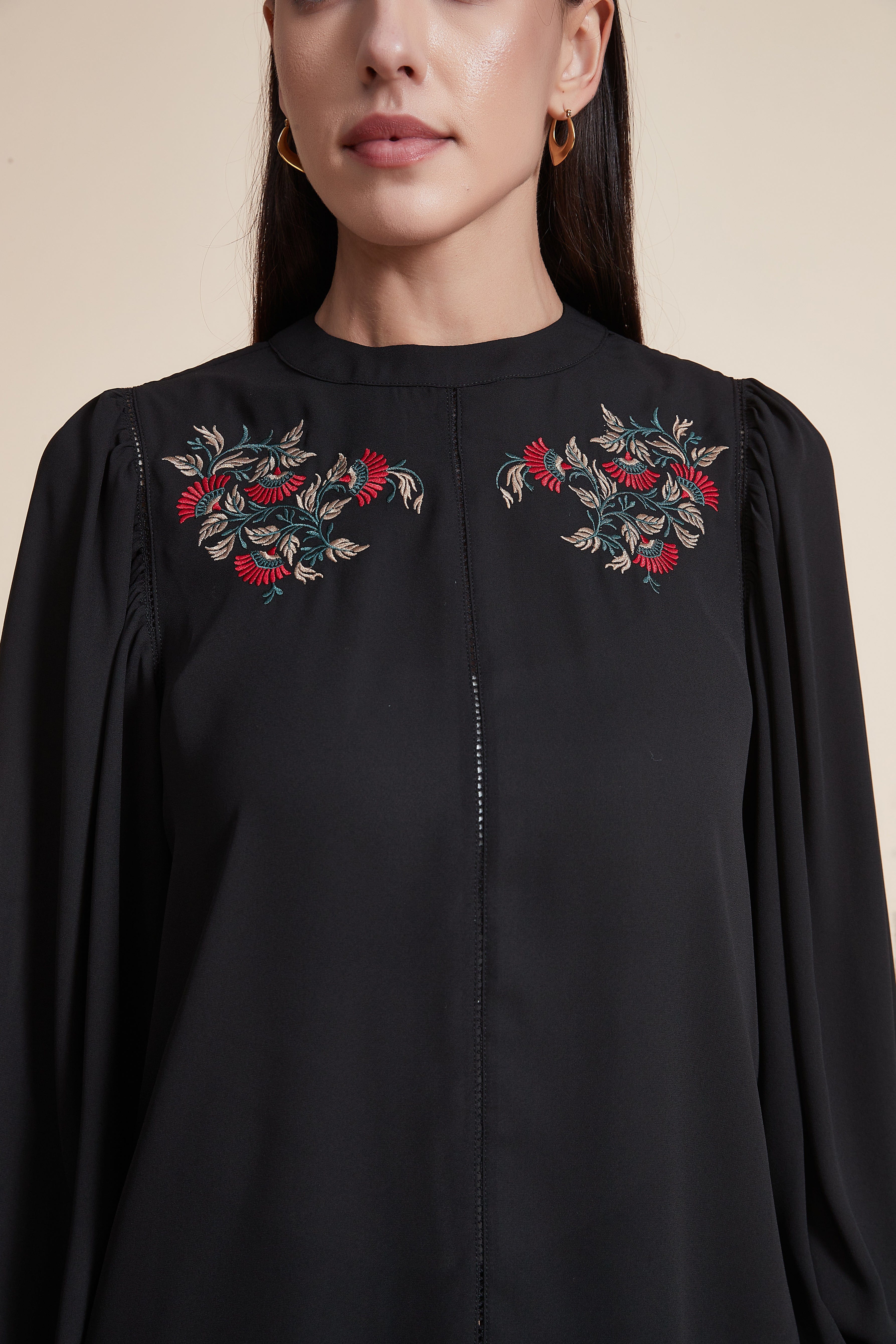 Long Sleeve Loose Crop Top
