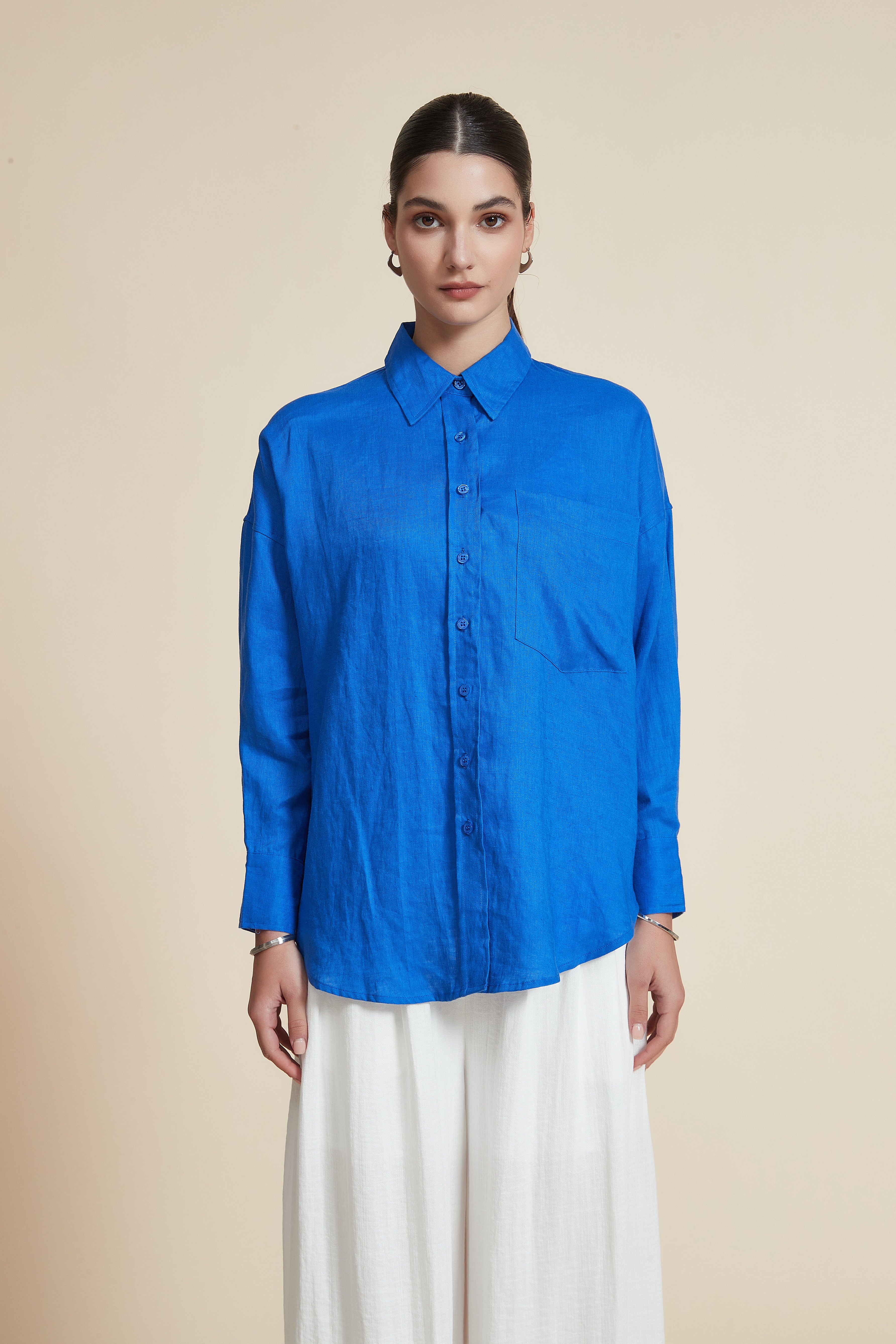 Long Sleeve Shirt with Side Pocket