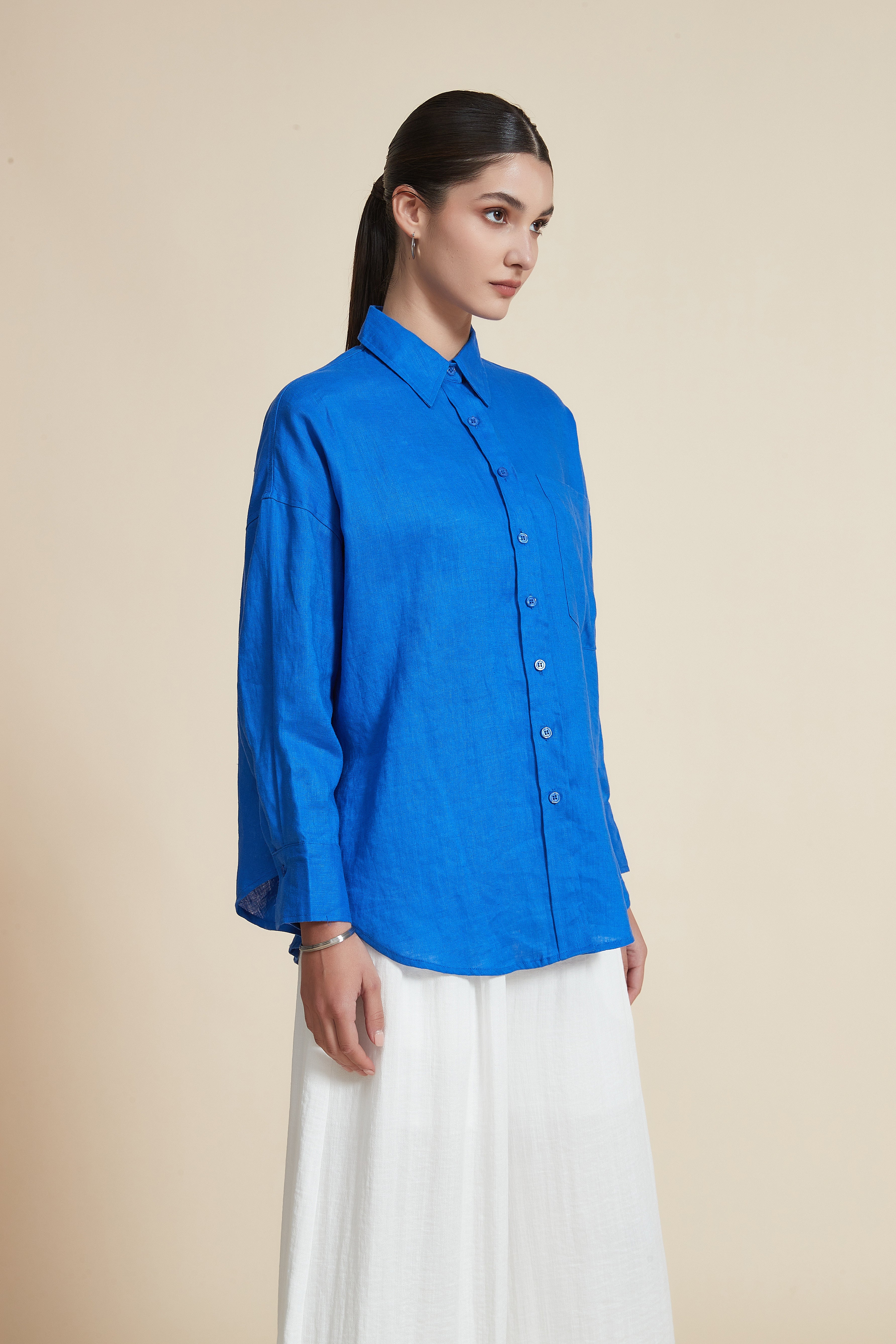 Long Sleeve Shirt with Side Pocket
