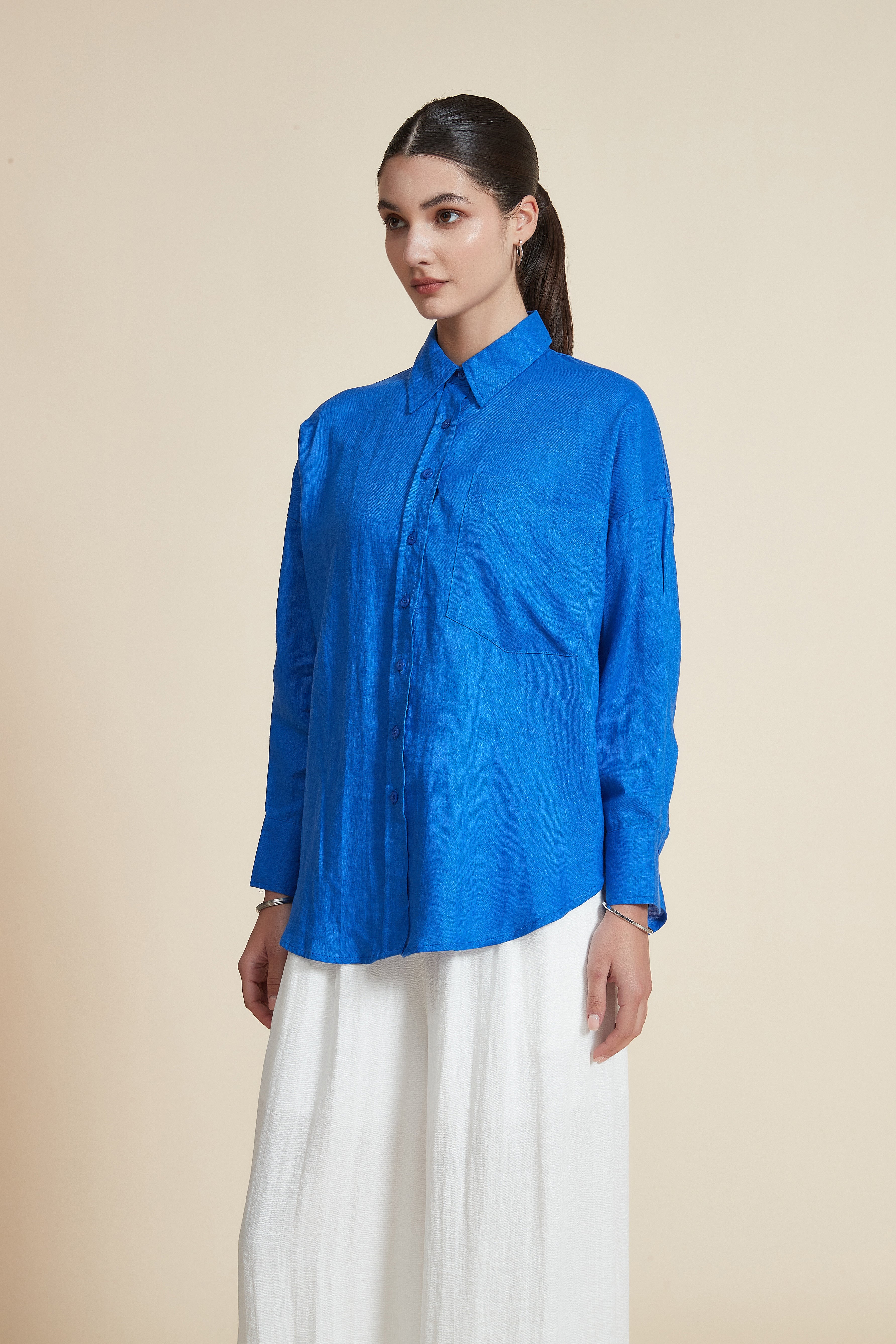 Long Sleeve Shirt with Side Pocket