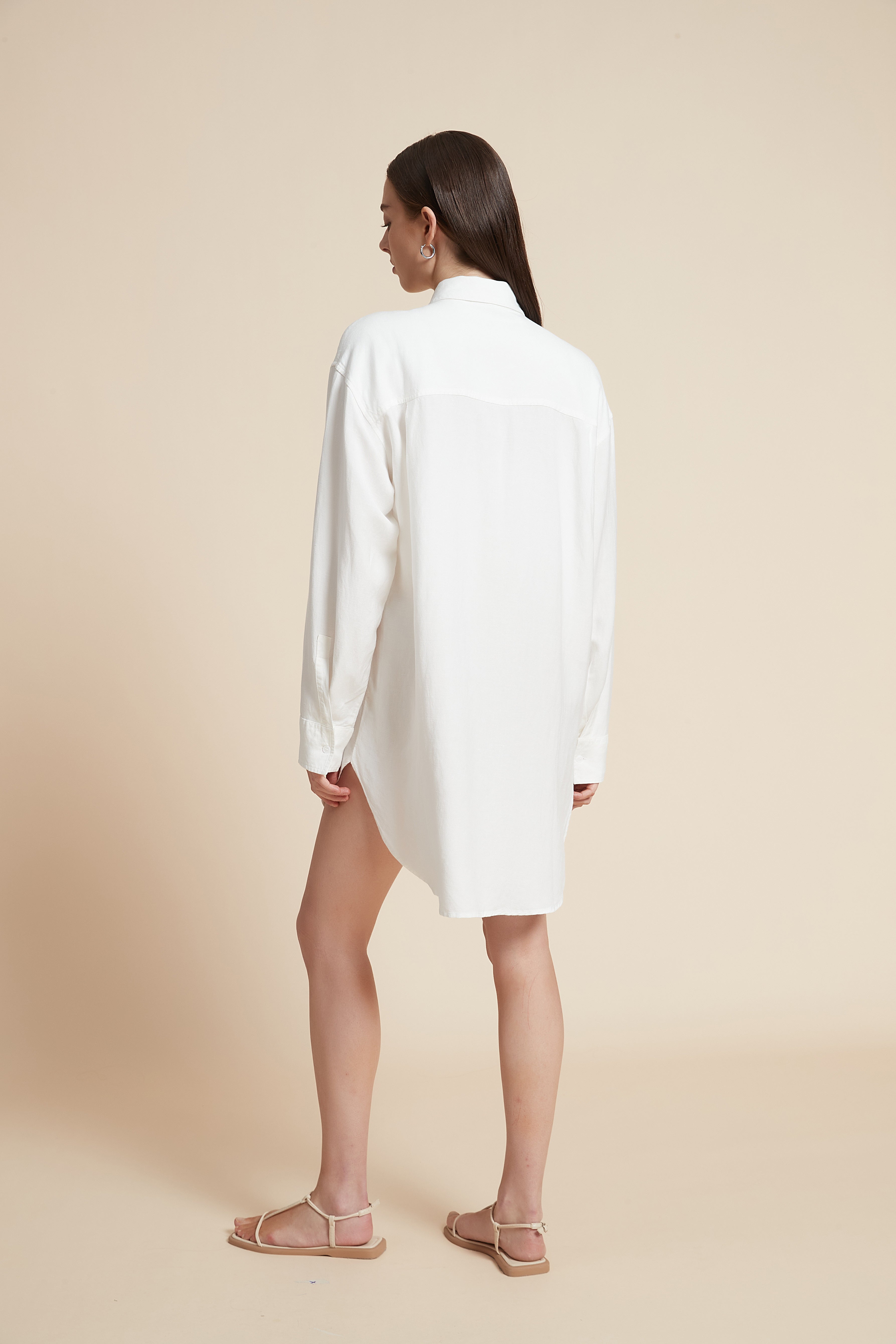 Long Sleeve Solid Blouse