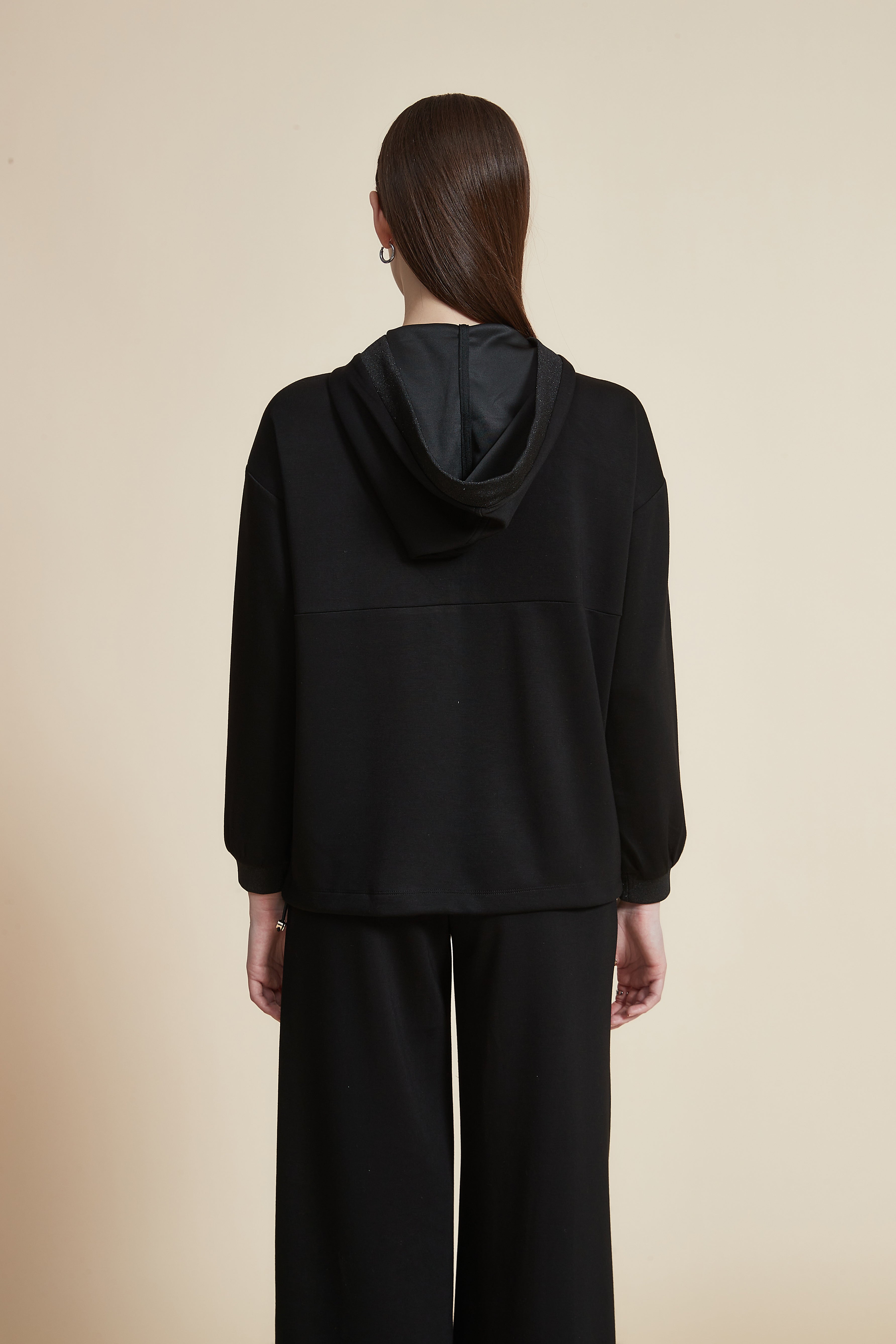 Women's Long Sleeve Jacket with Front Zipper