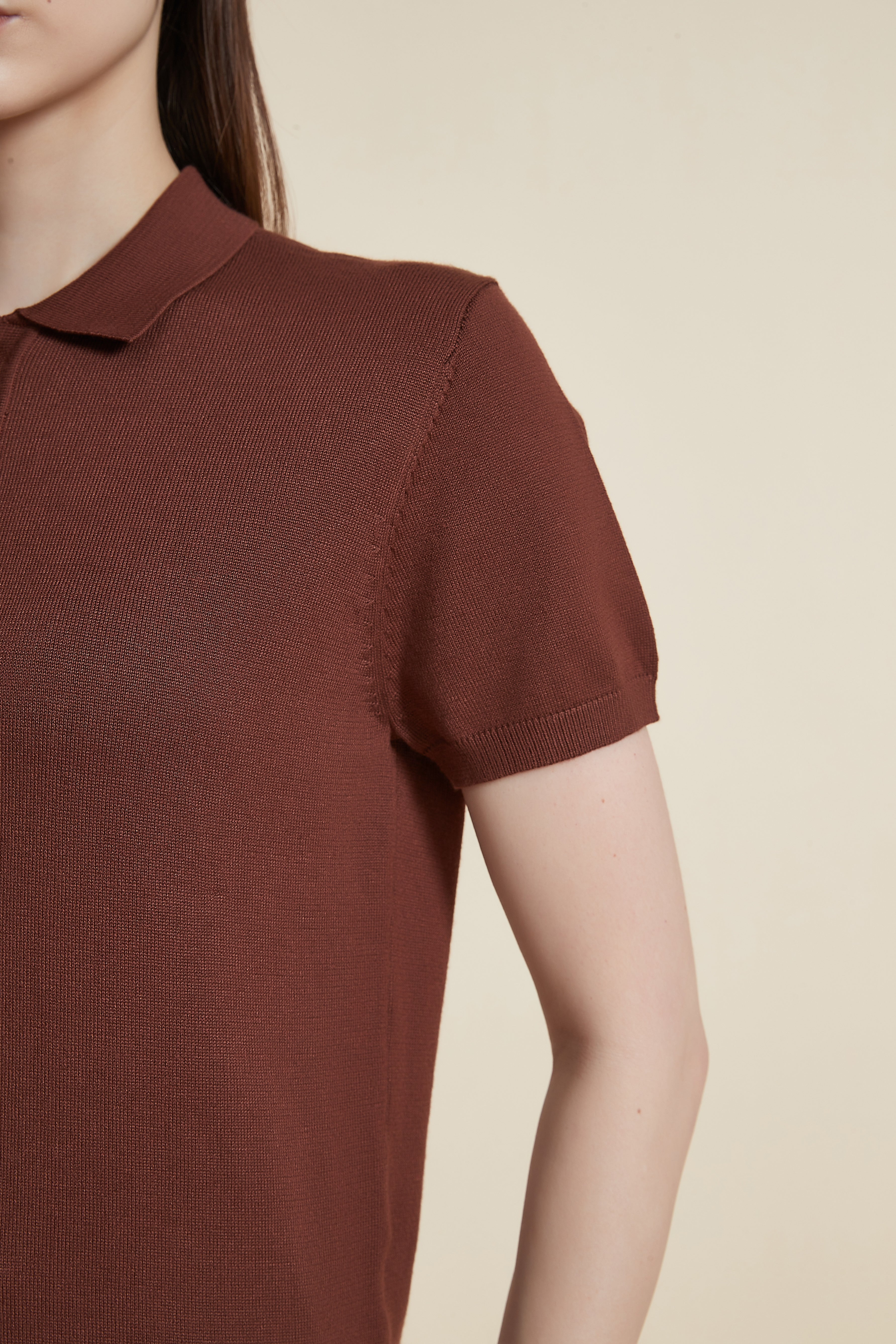 Plain Solid Half Sleeve Shirt with Collar and Buttons