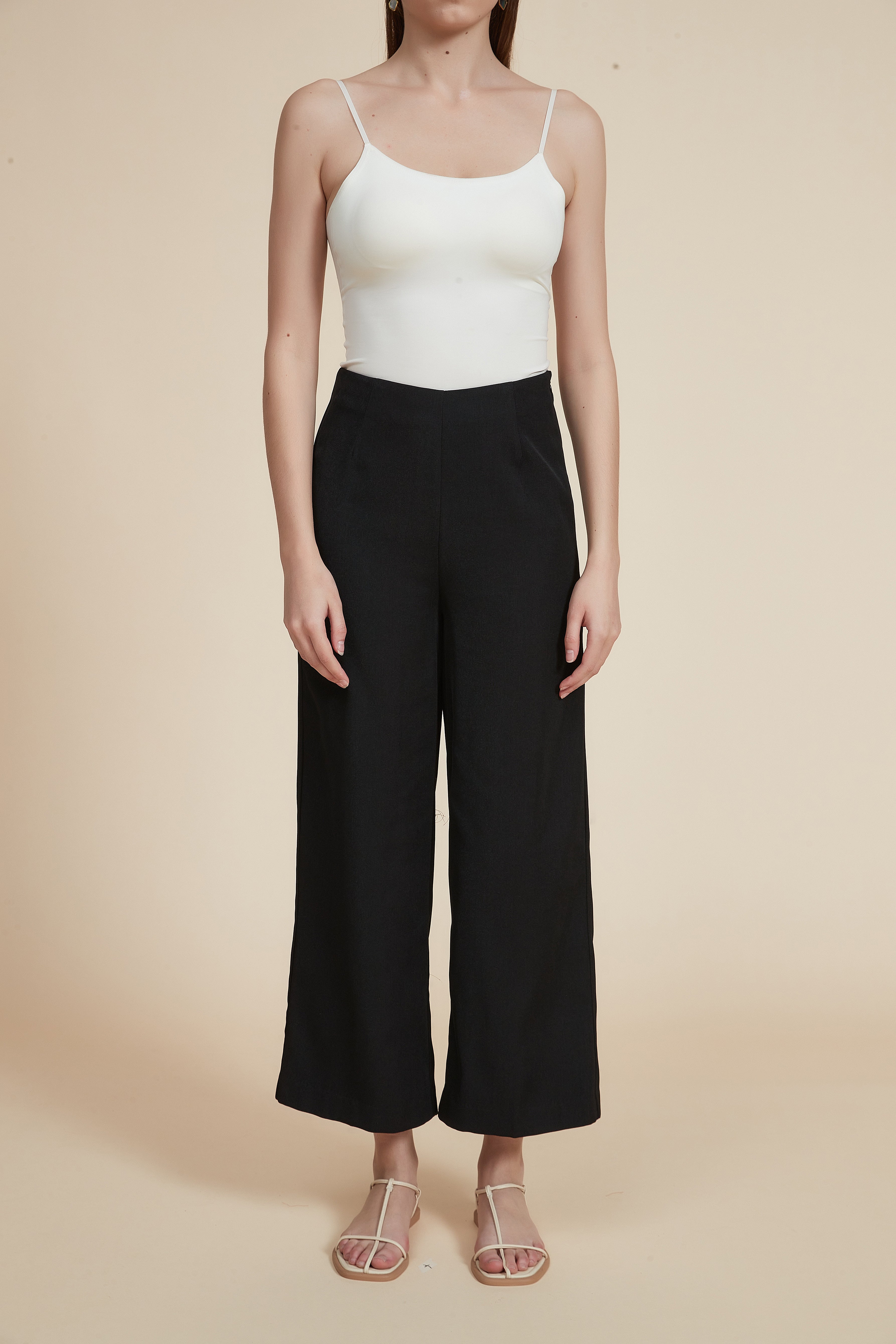 Wide Plain Pants