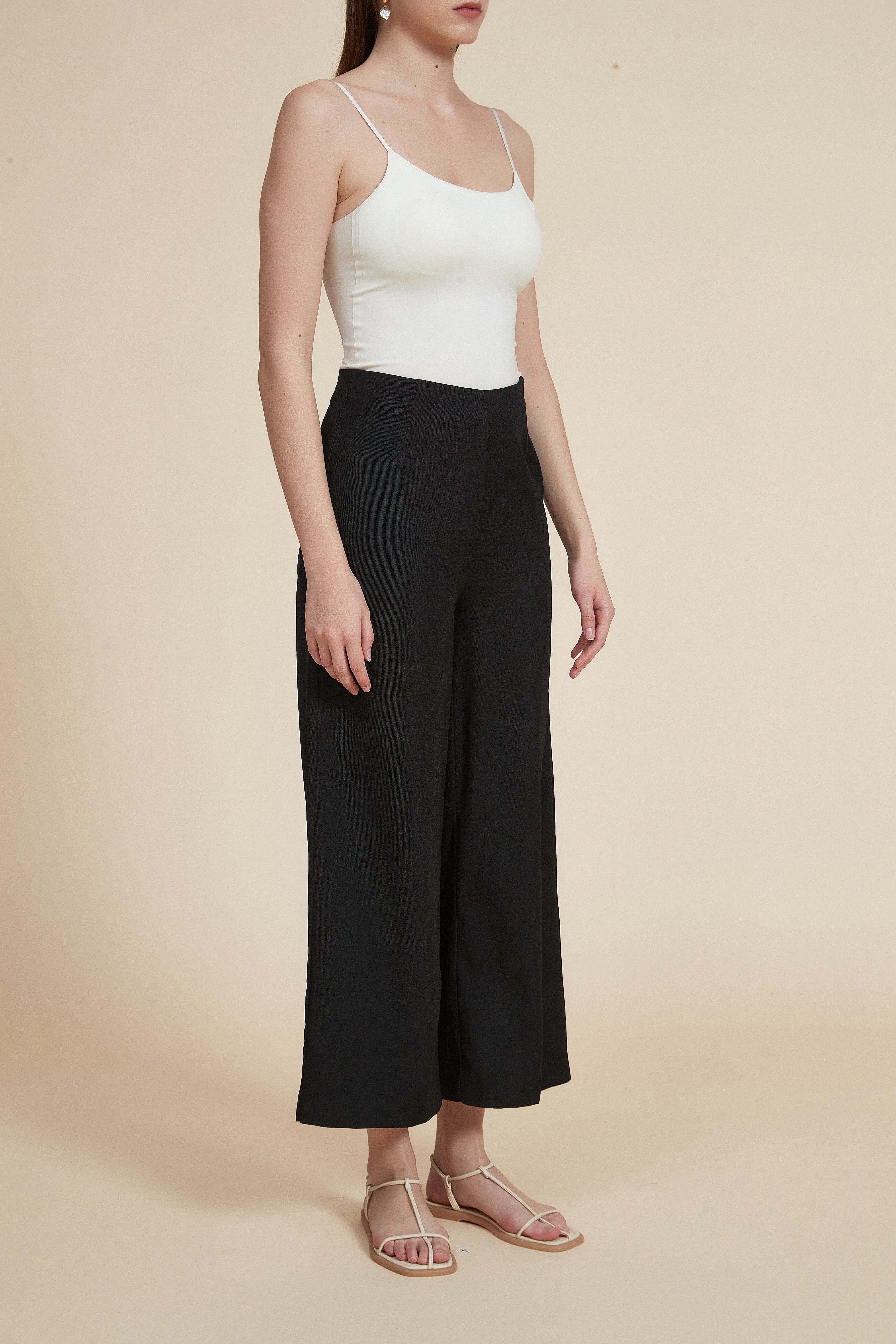 Wide Plain Pants