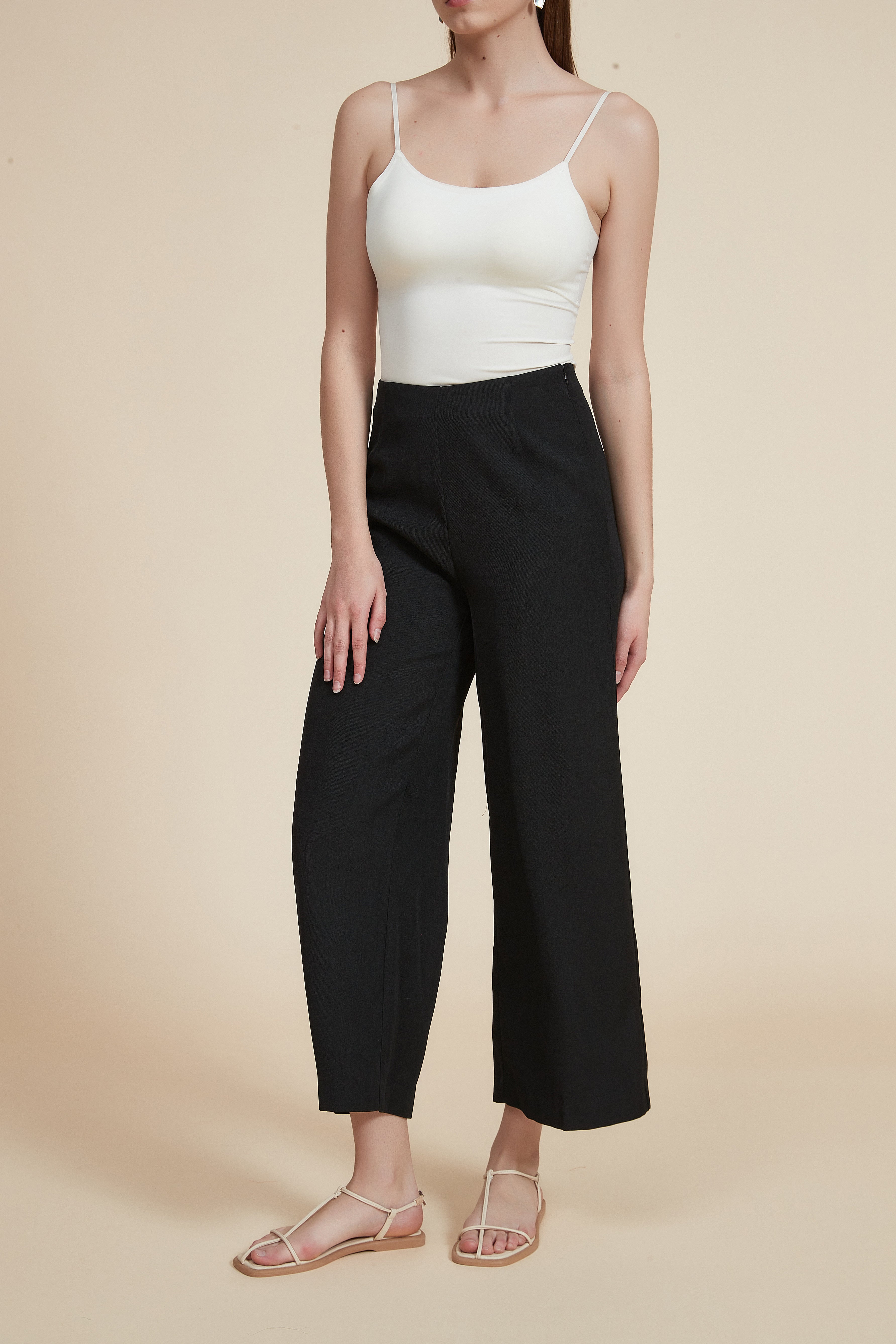 Wide Plain Pants