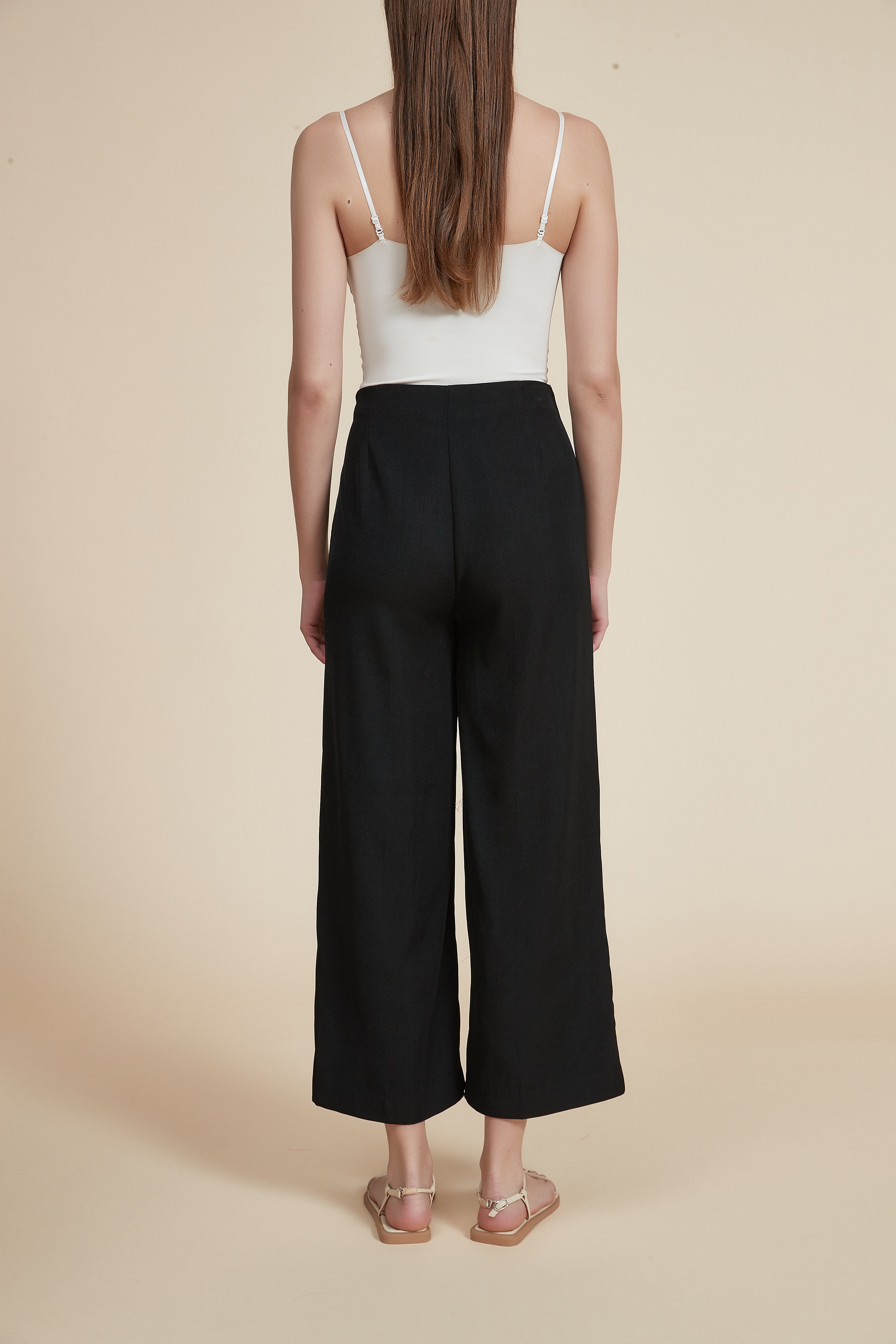 Wide Plain Pants