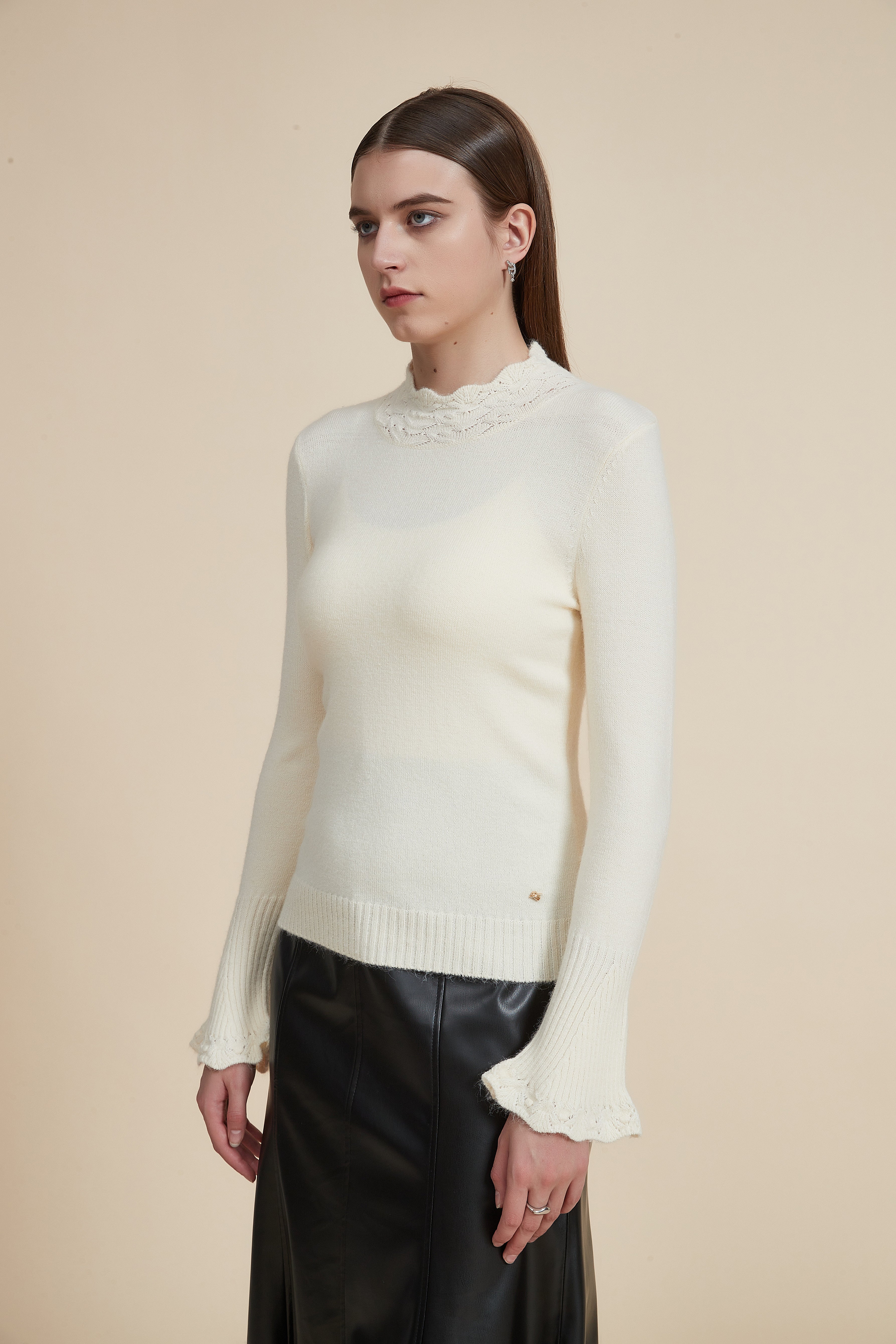 Round Neck Long Sleeve Sweater