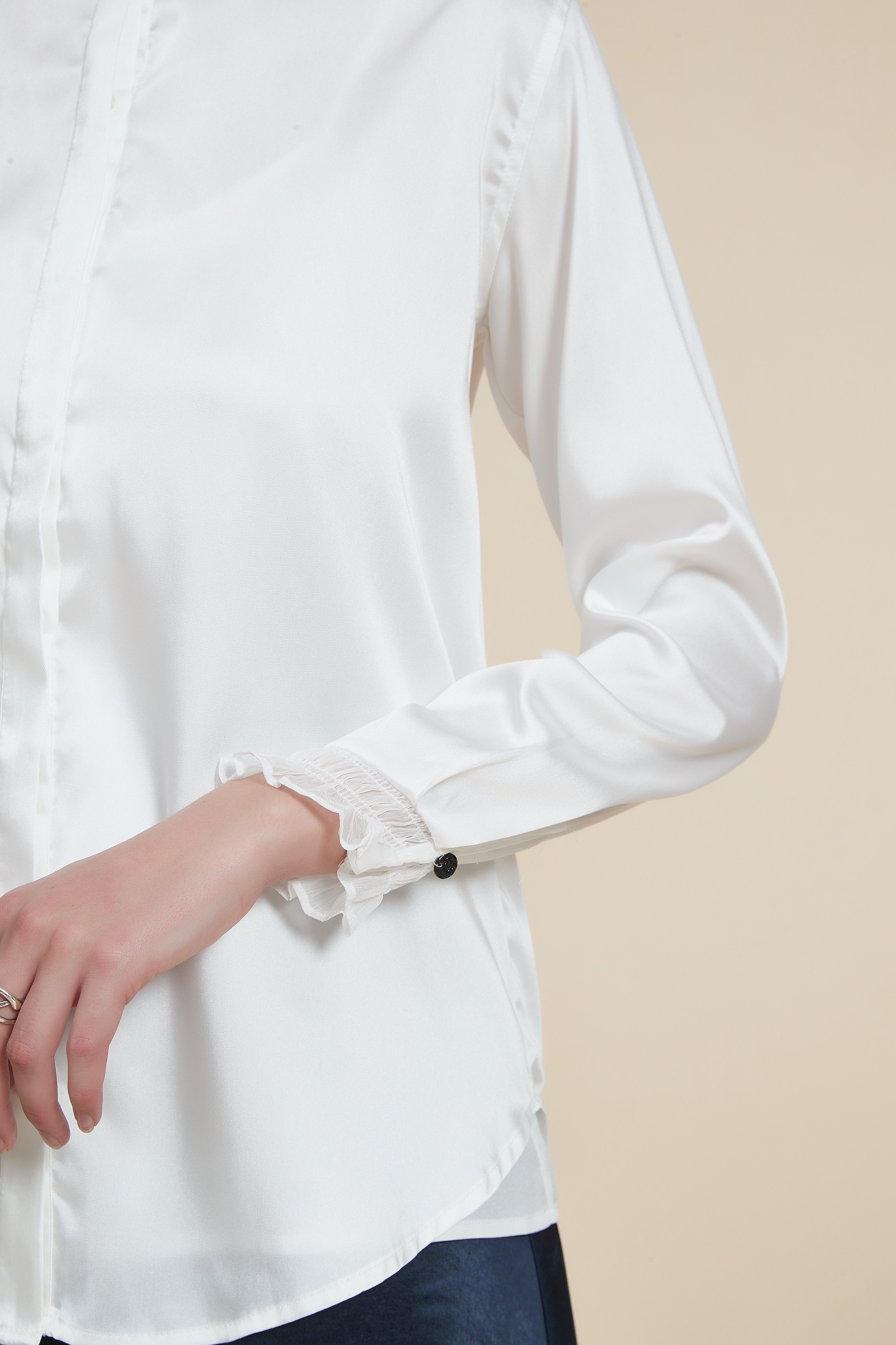 Long Sleeve High Neck Blouse