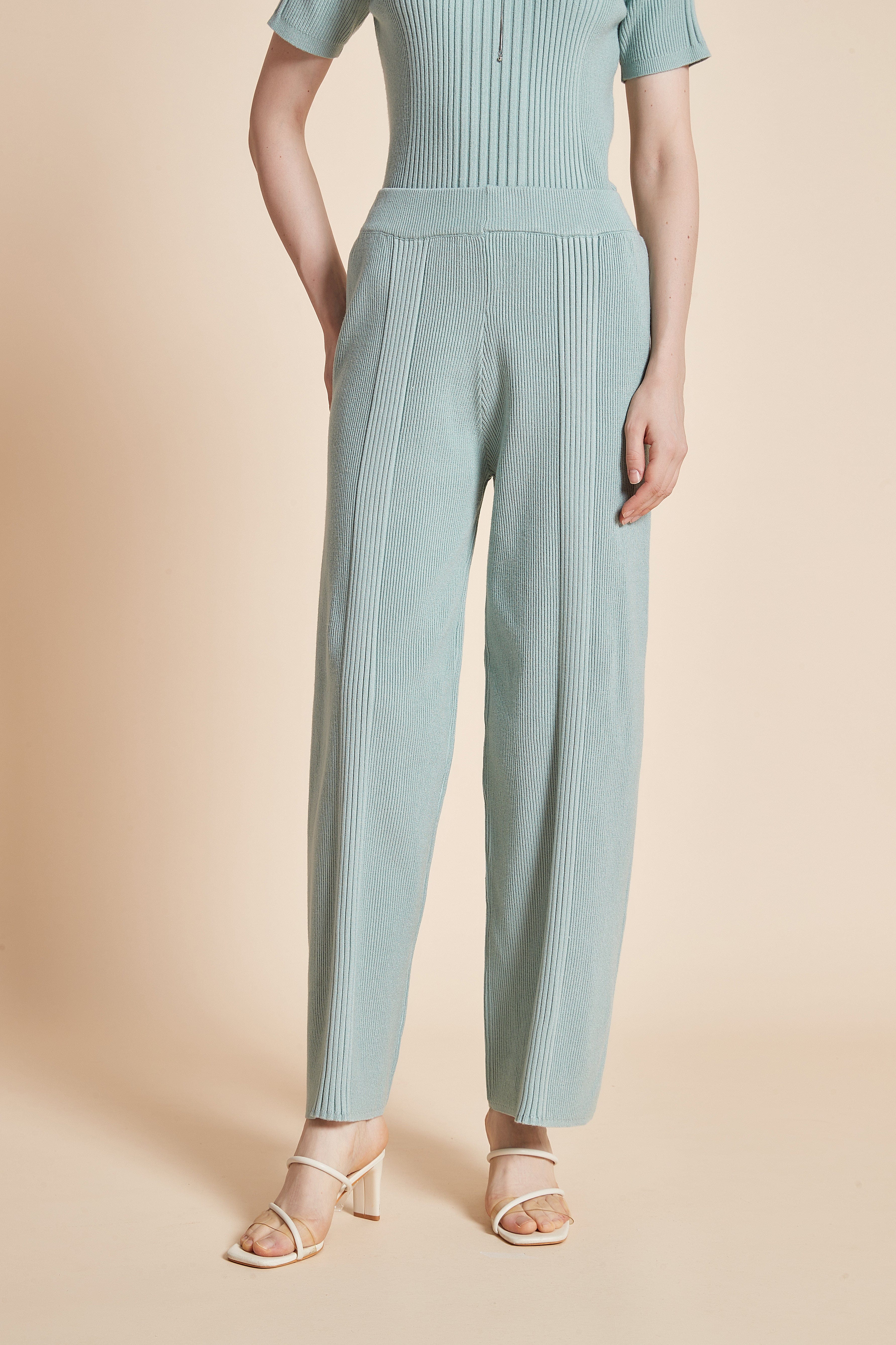 Comfortable wide-leg long pants