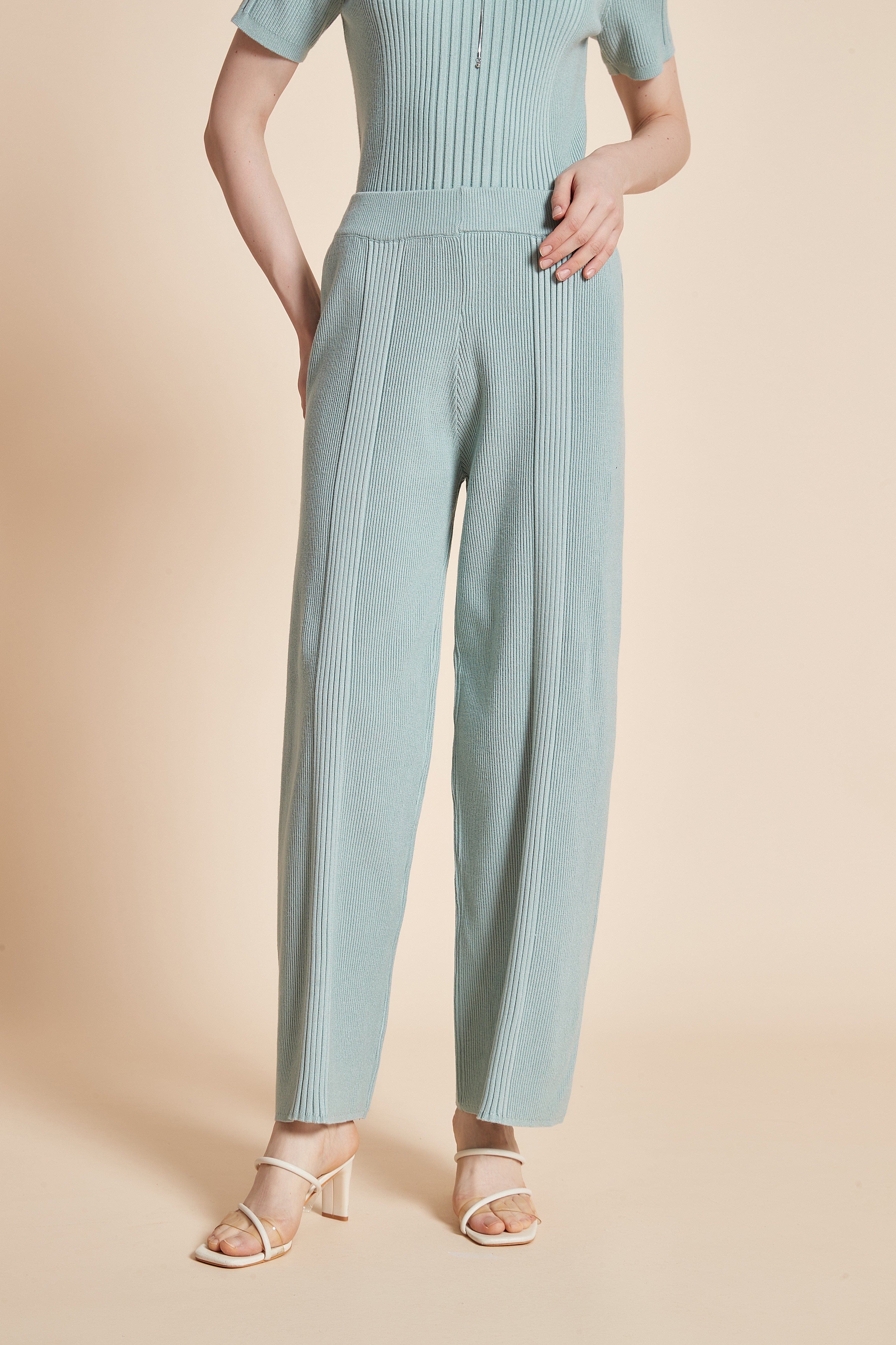 Comfortable wide-leg long pants