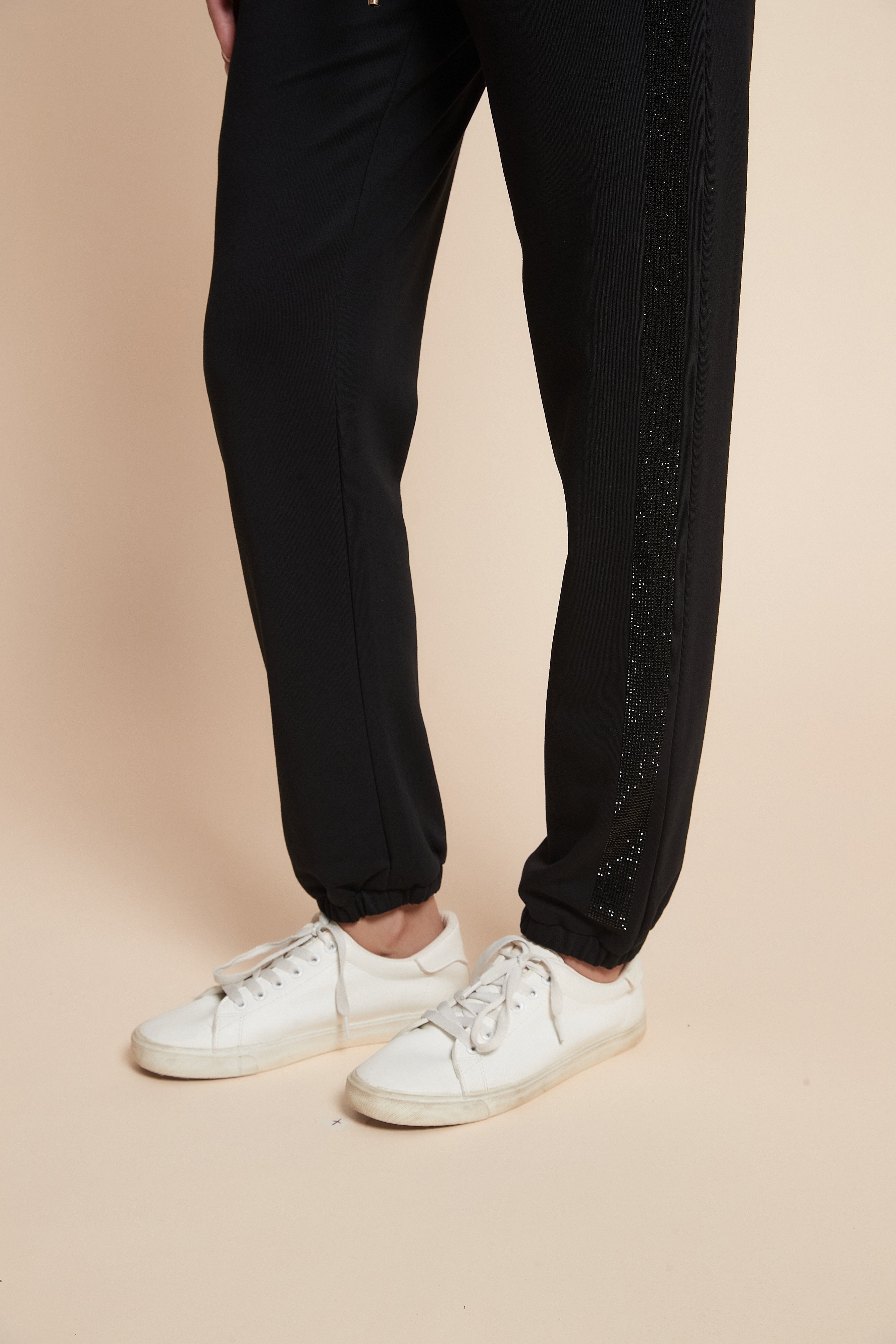 Plain Drawstring Maxi Pants