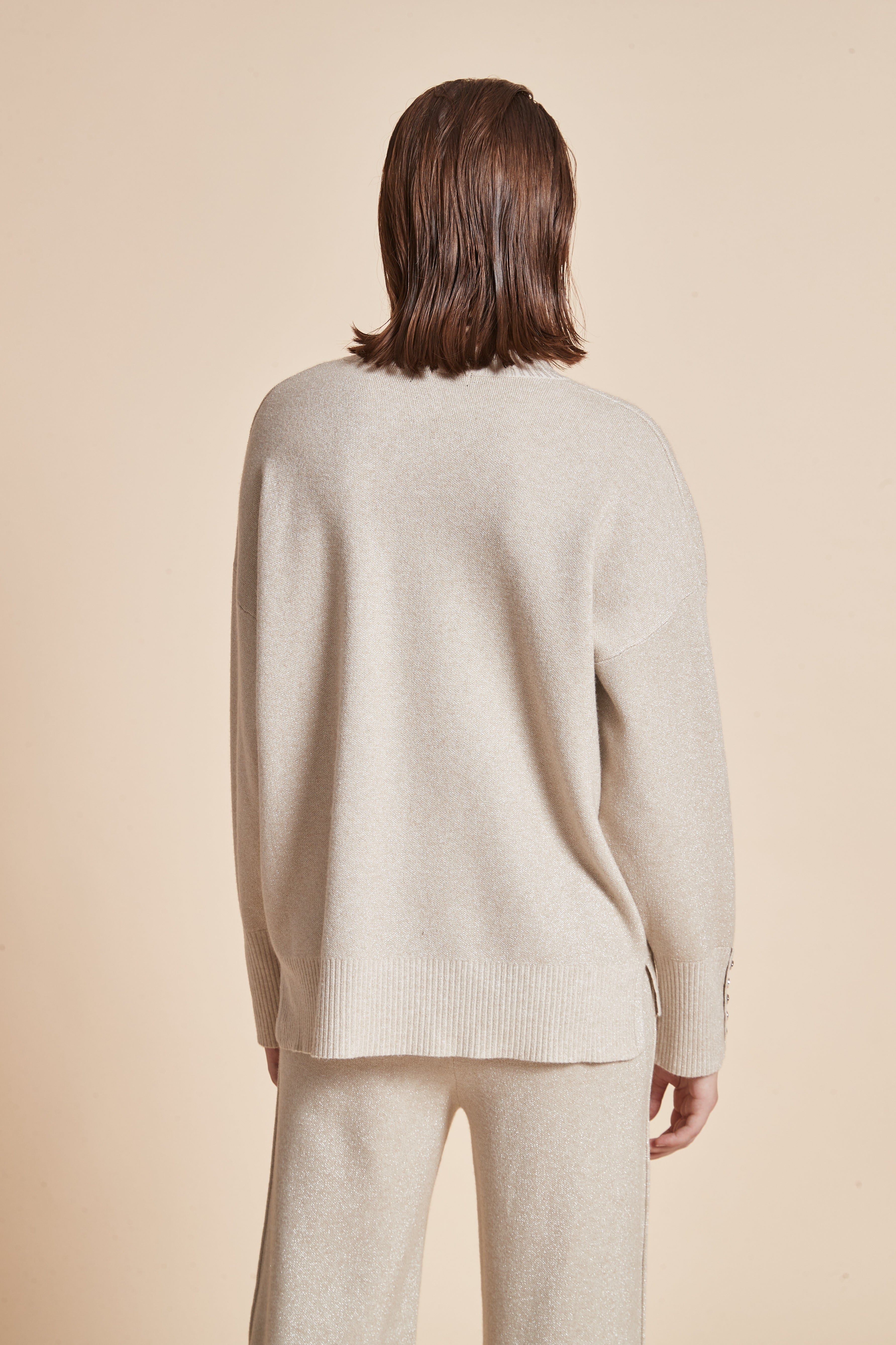 Long Plain Blouse With Long Sleeves