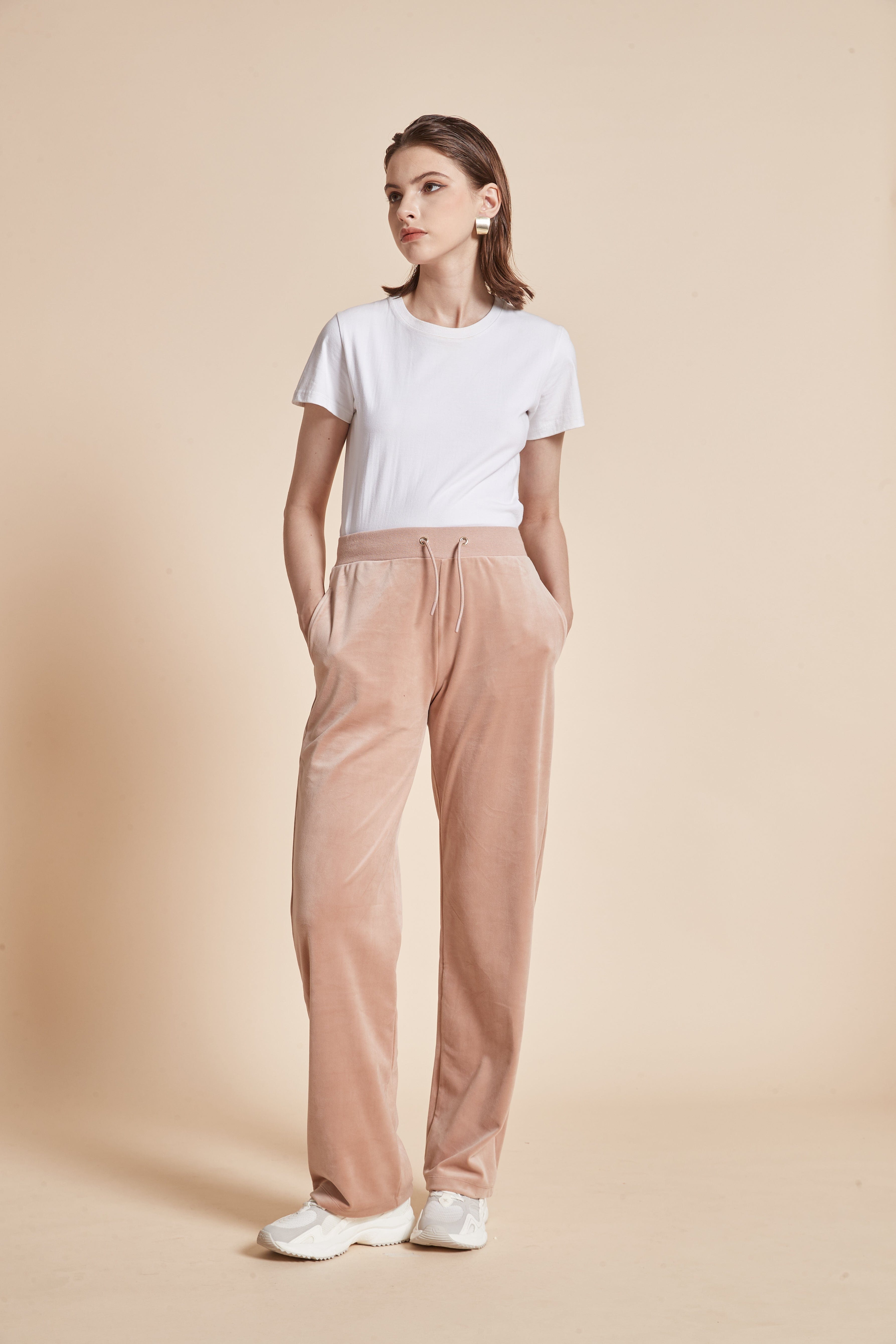 Comfortable Pants with Long Wide Legs
