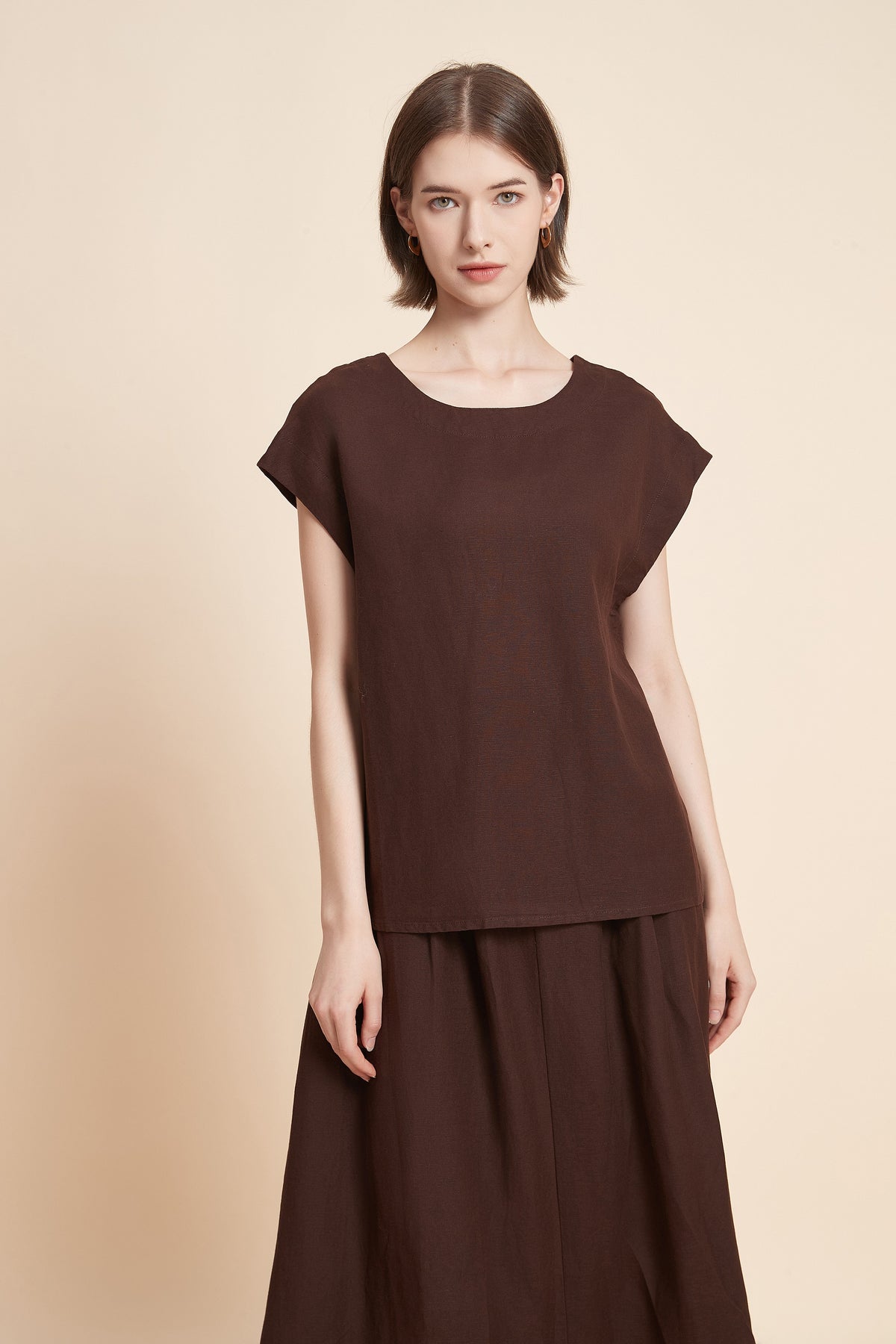 Plain Sleeveless T-Shirt