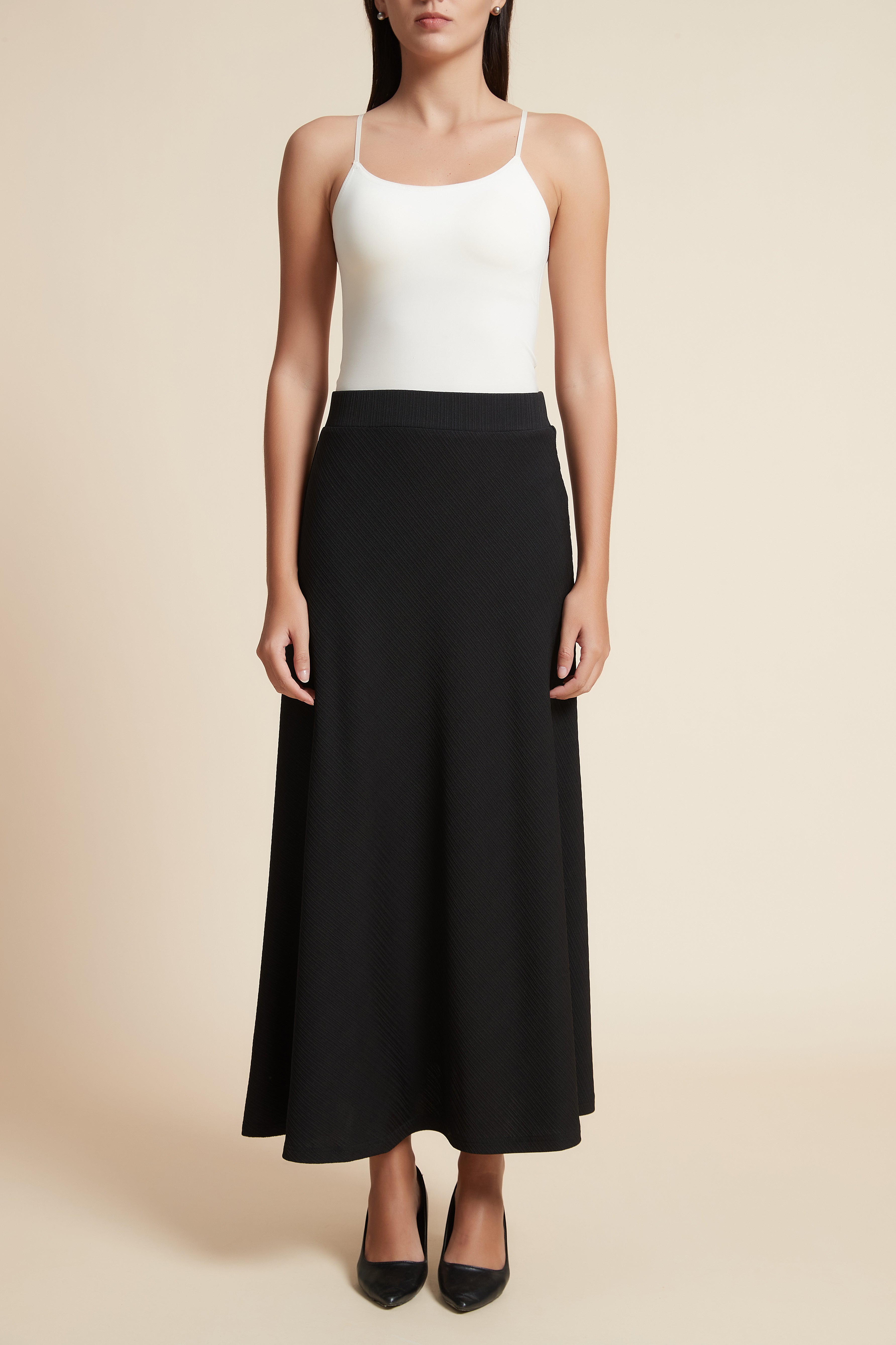 Wide A-Line Skirt