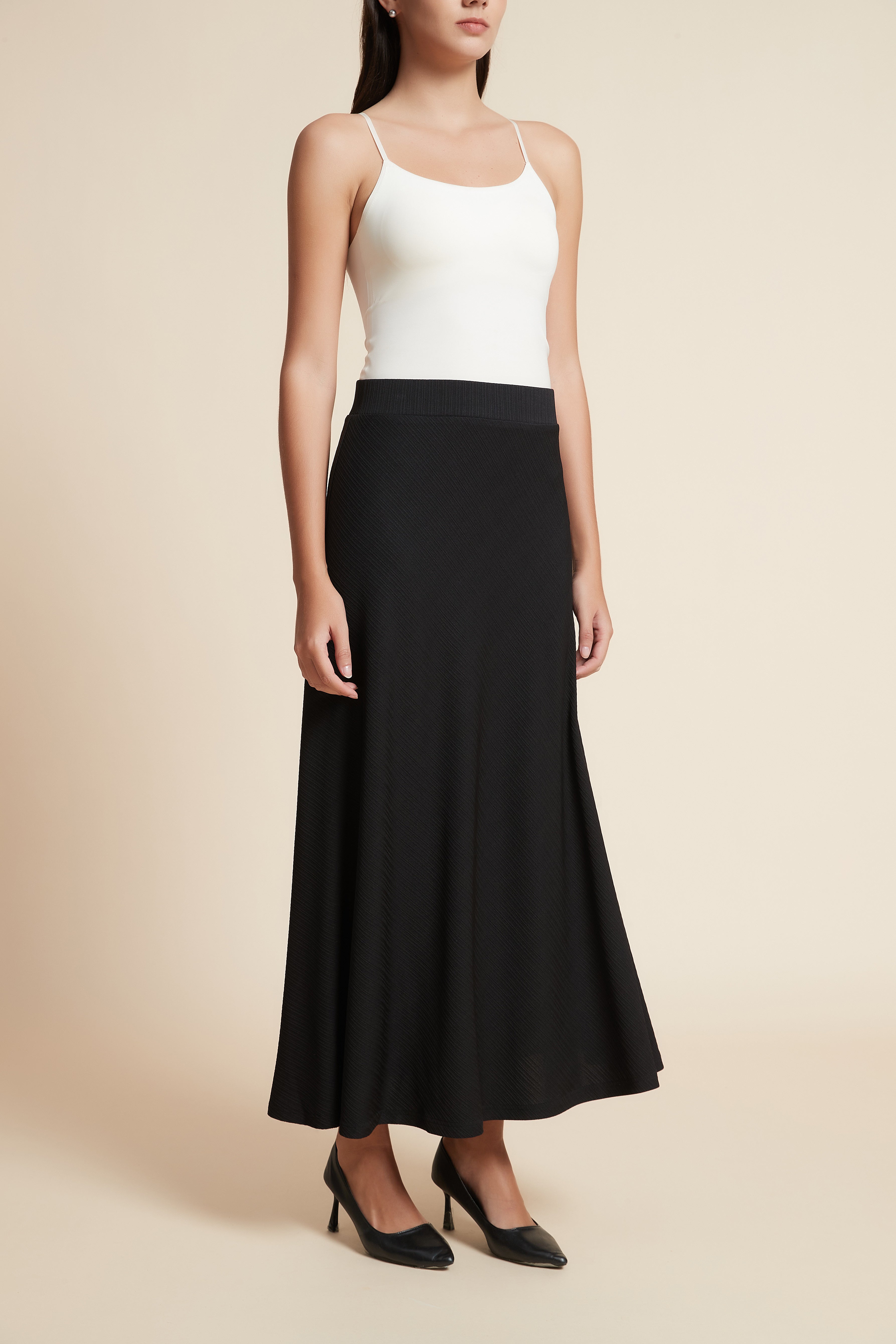 Wide A-Line Skirt