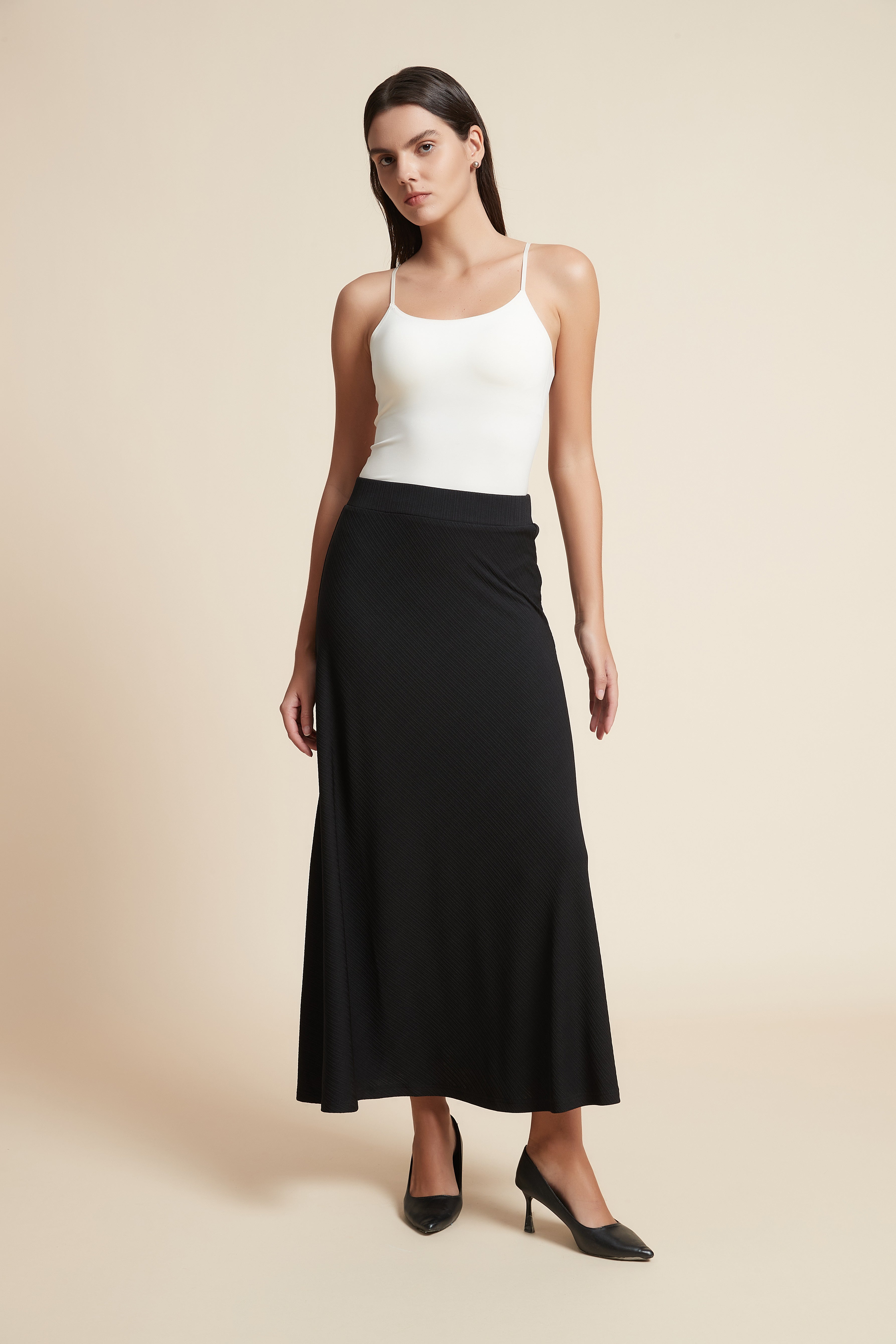 Wide A-Line Skirt