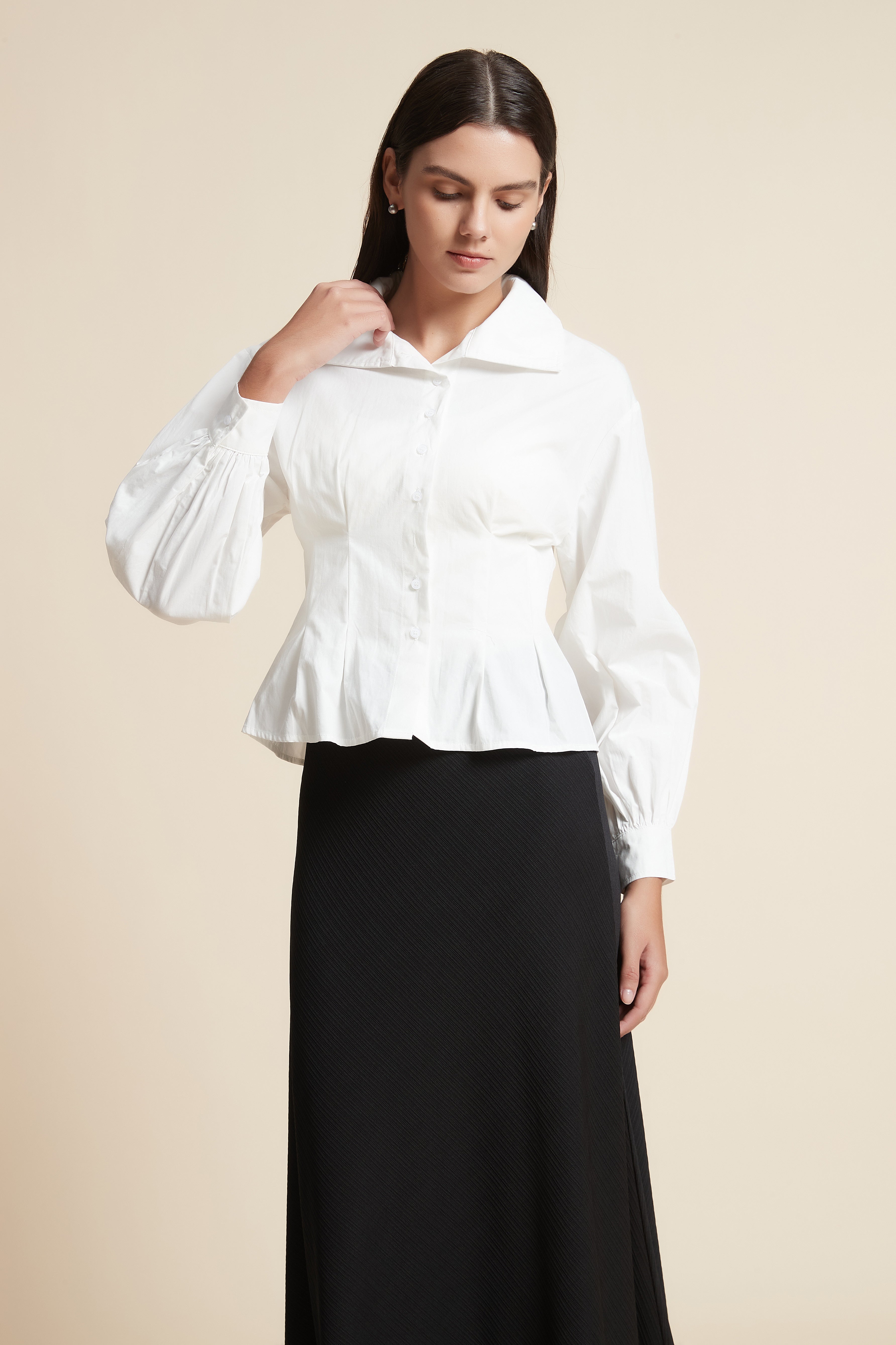 Long Sleeve Shirt Design Blouse