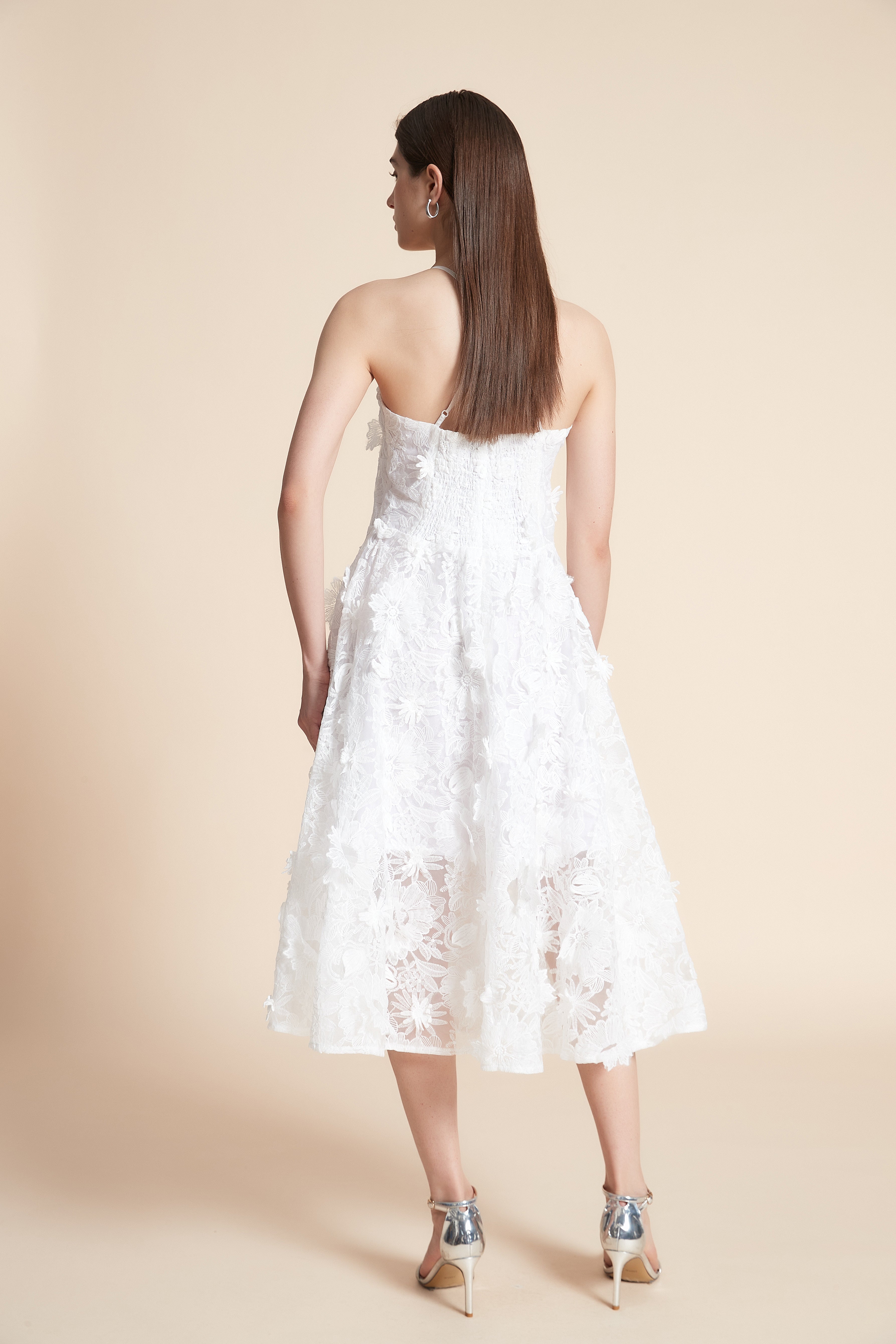 Sleeveless Printed Midi Dress