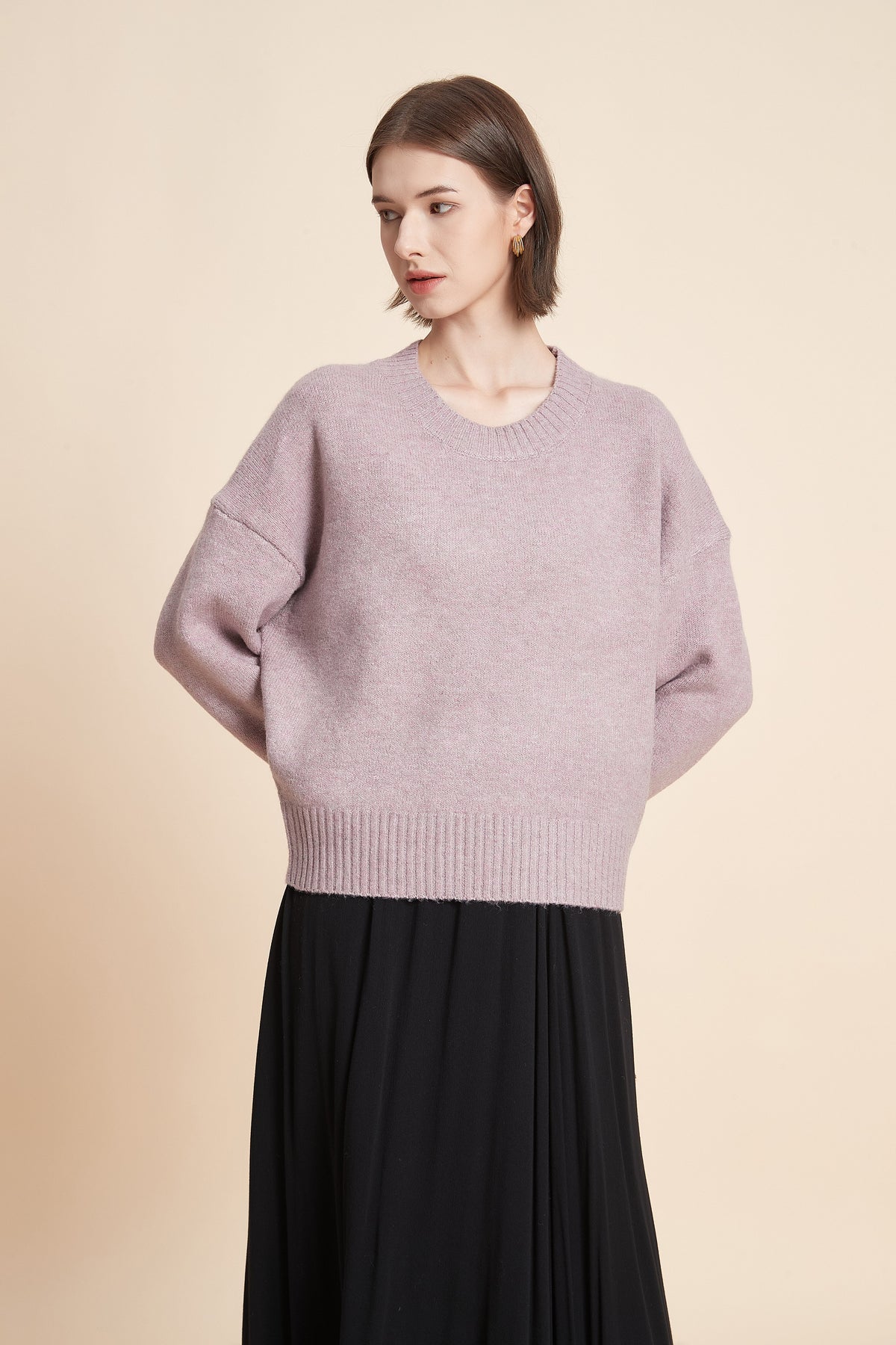 Long Sleeve Crew Neck Top
