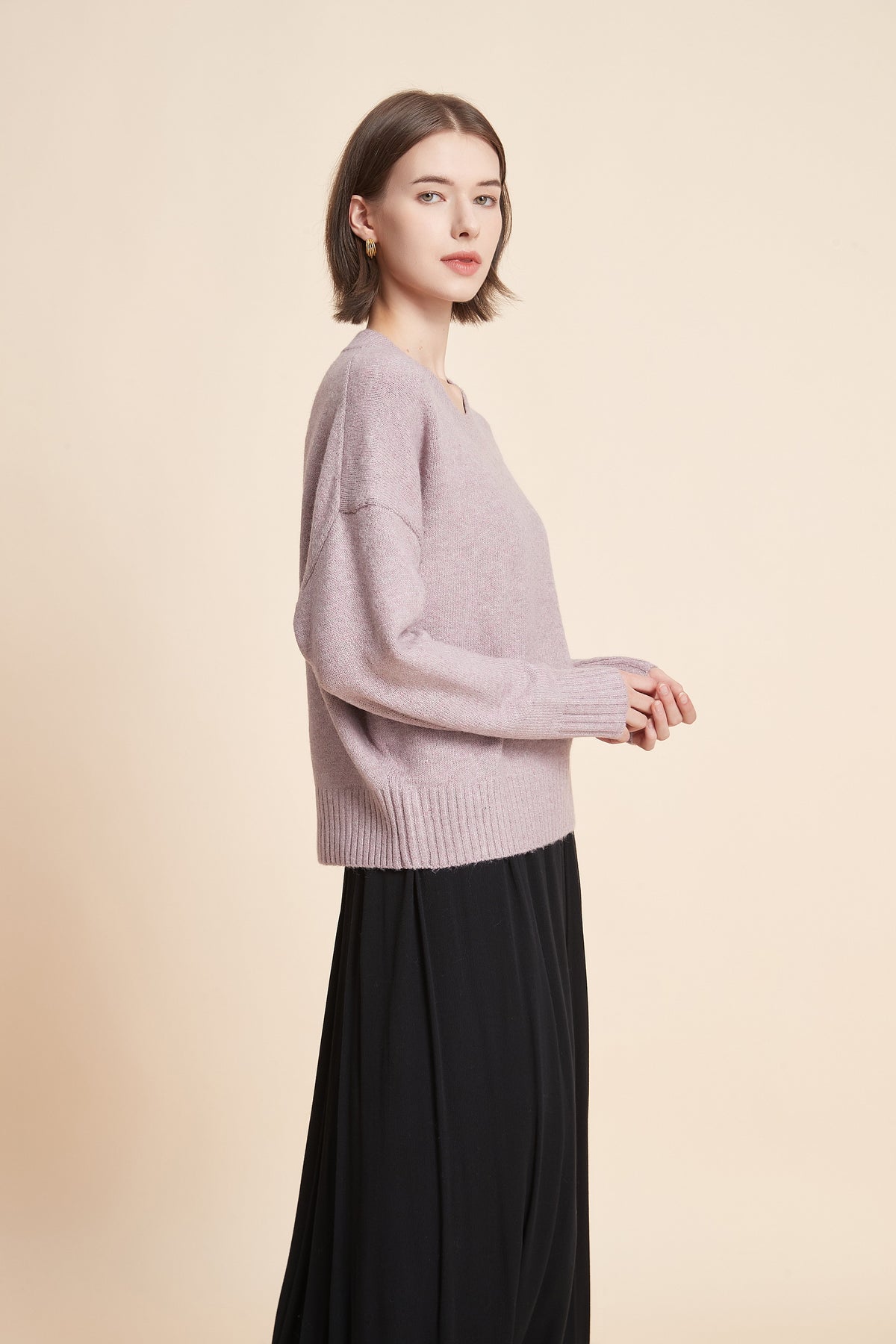 Long Sleeve Crew Neck Top