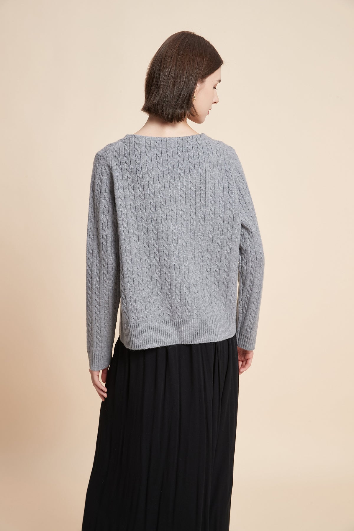 Long Sleeve Button-Front Cardigan