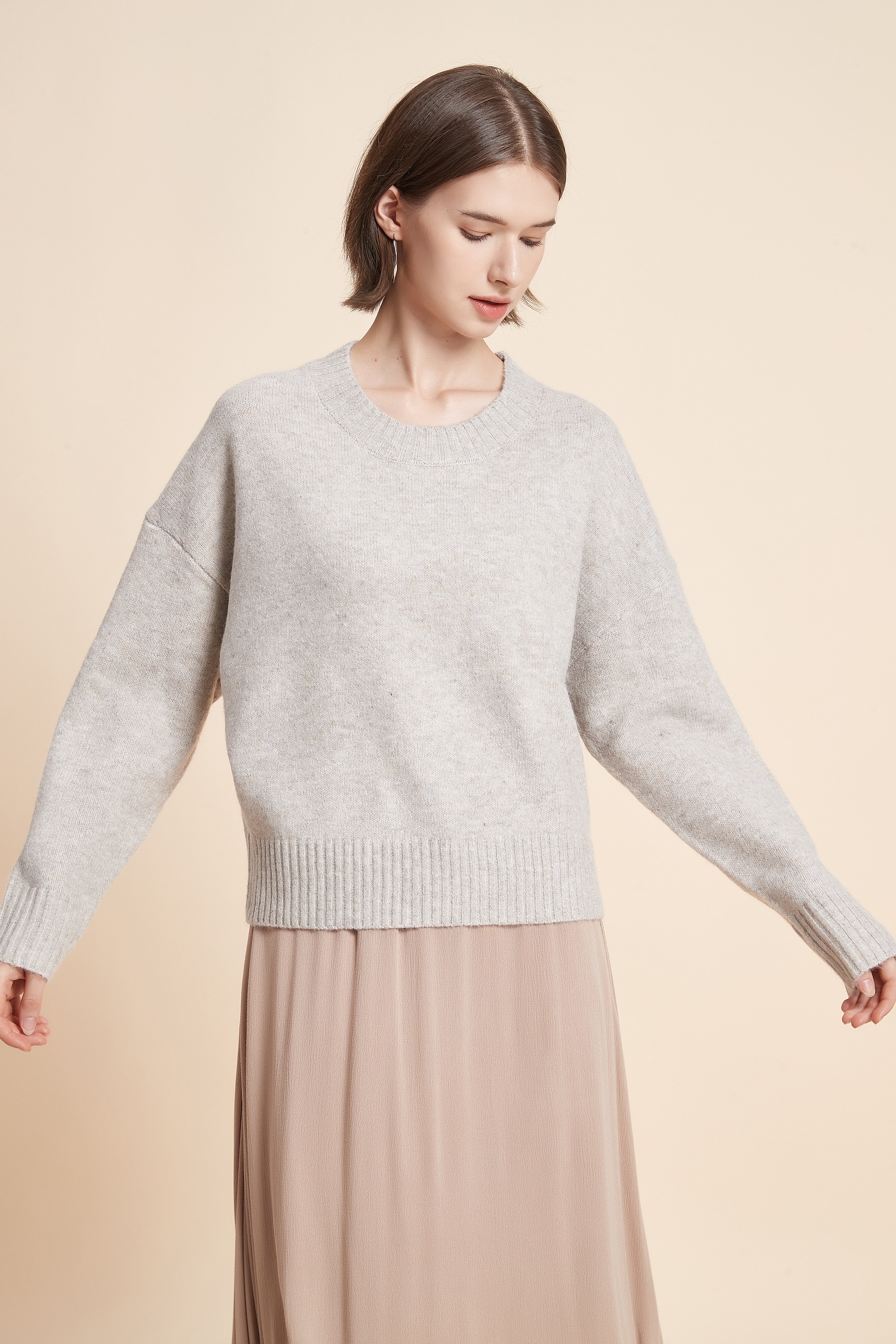 Long Sleeve Crew Neck Top