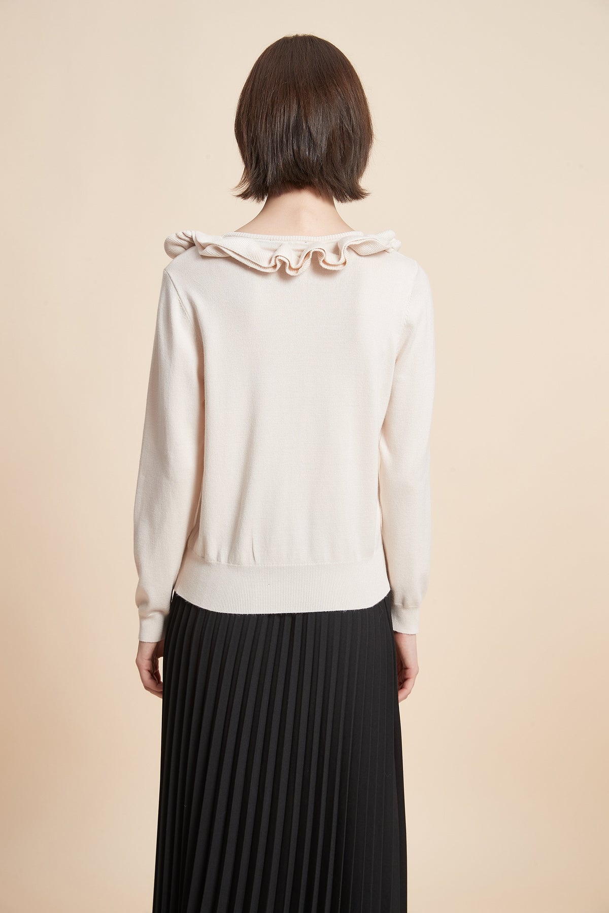 Long Sleeve Floral Embroidered Top