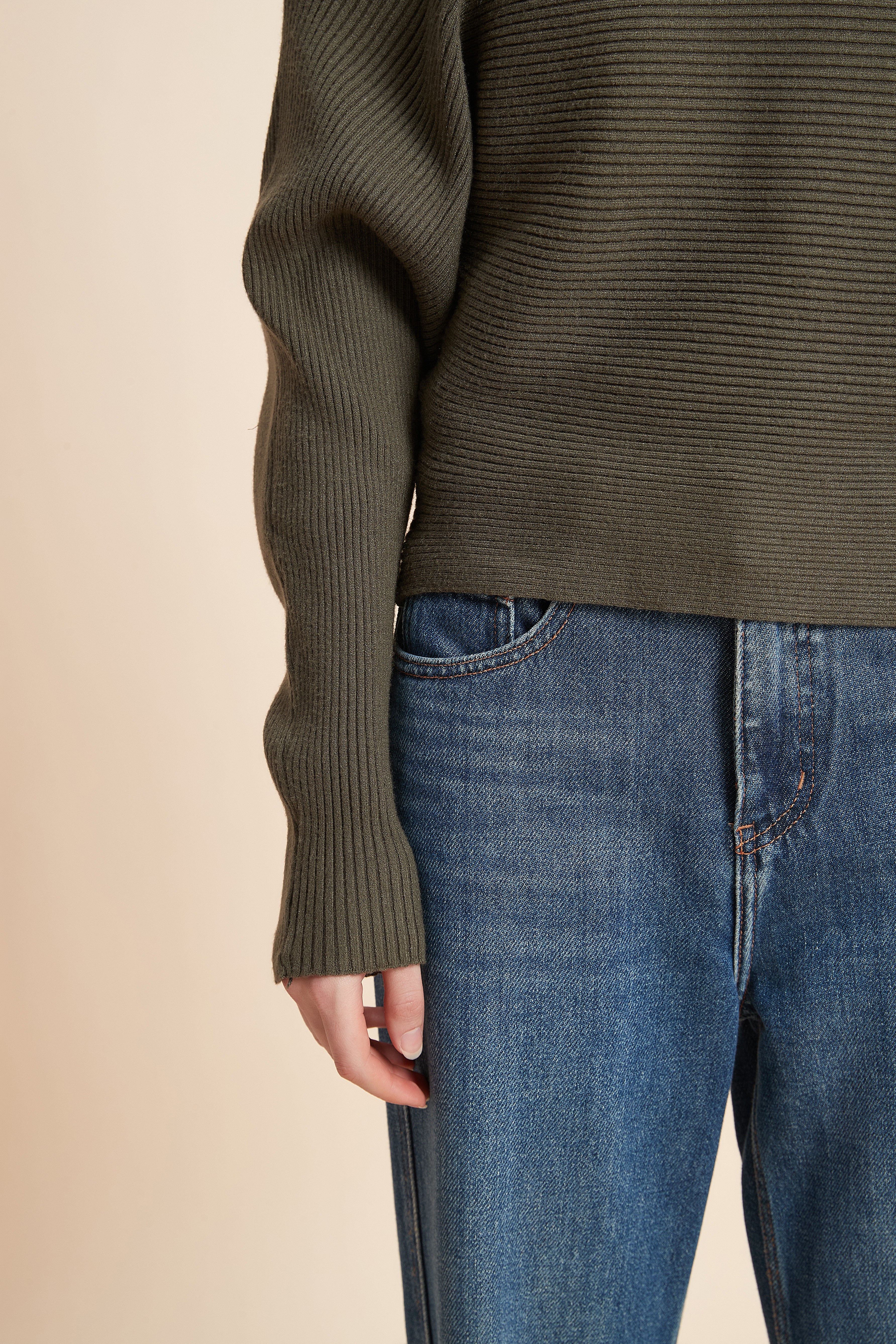 Off-Shoulder Long Sleeve Top