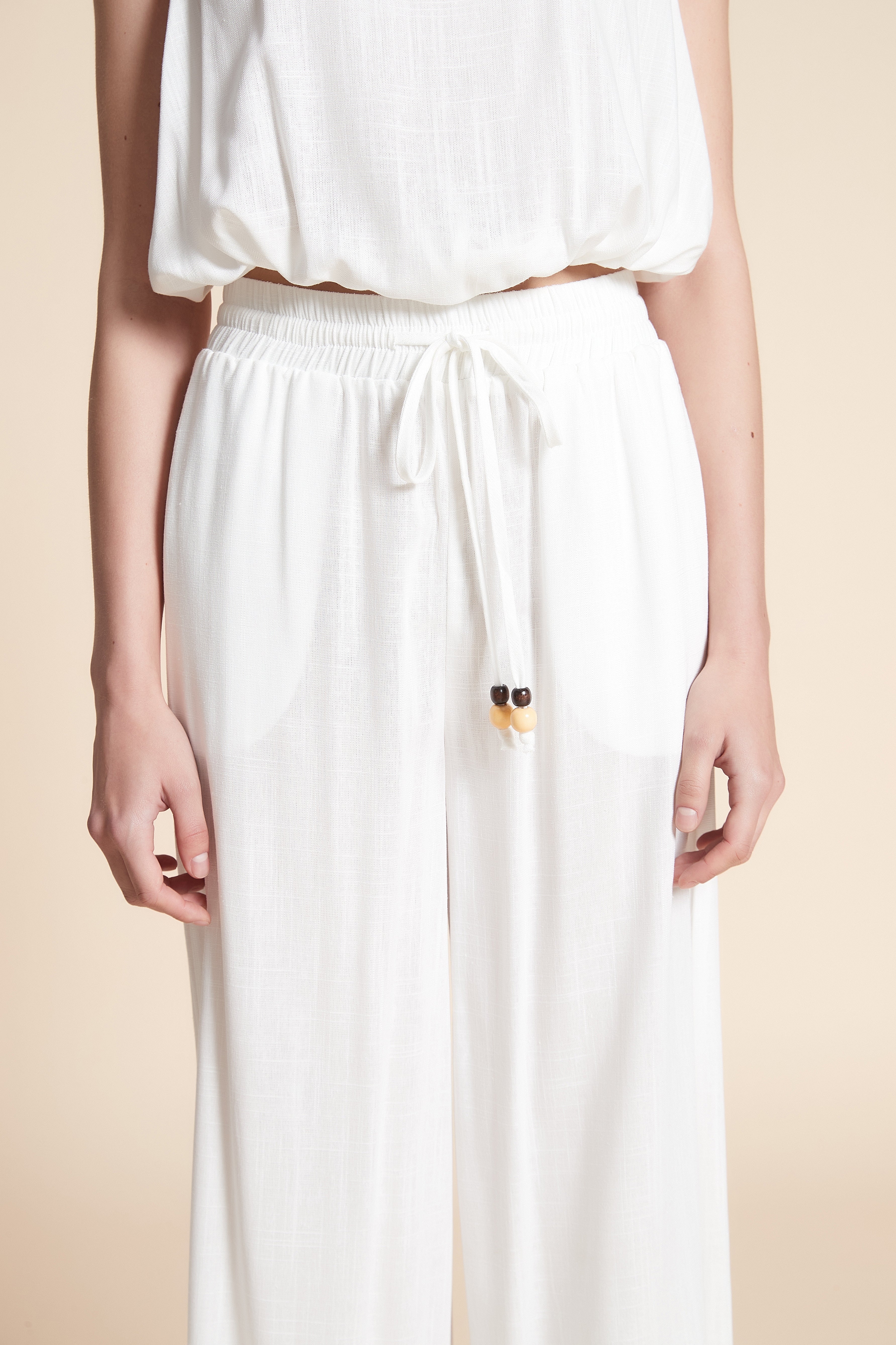 Wide Plain Long Pants
