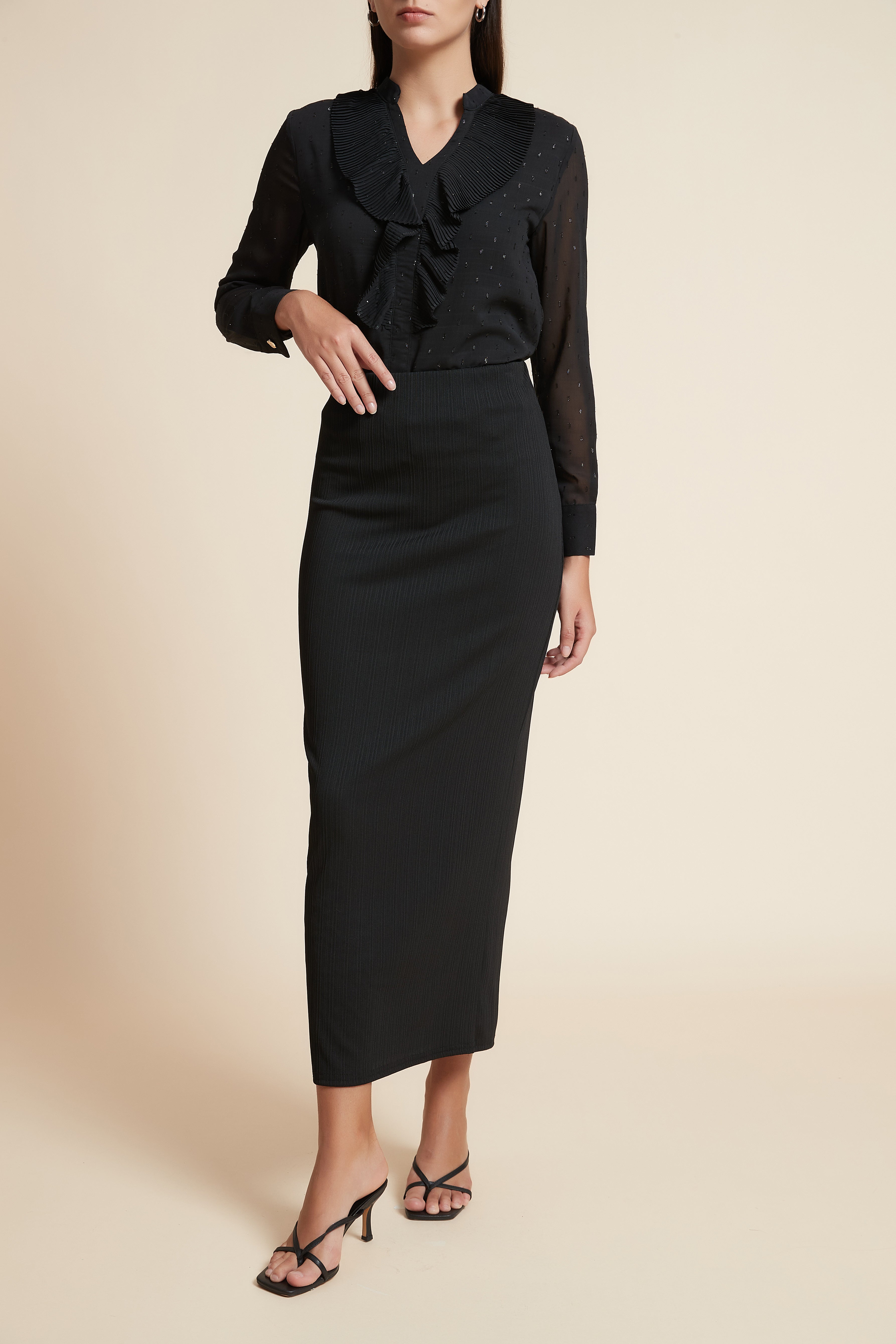 Knit Midi Skirt