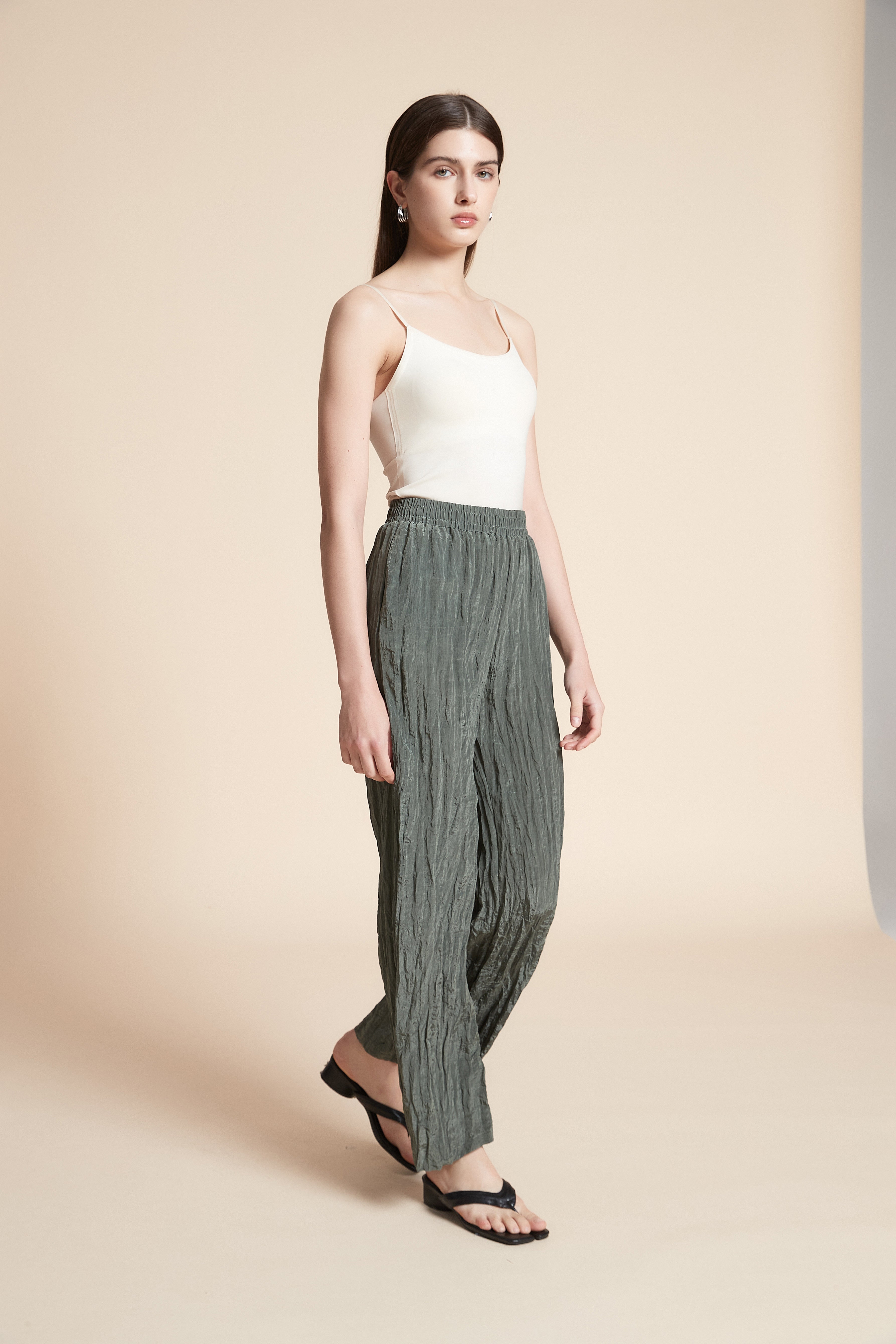 بنطلون طويل سادة قصة مستقيمة