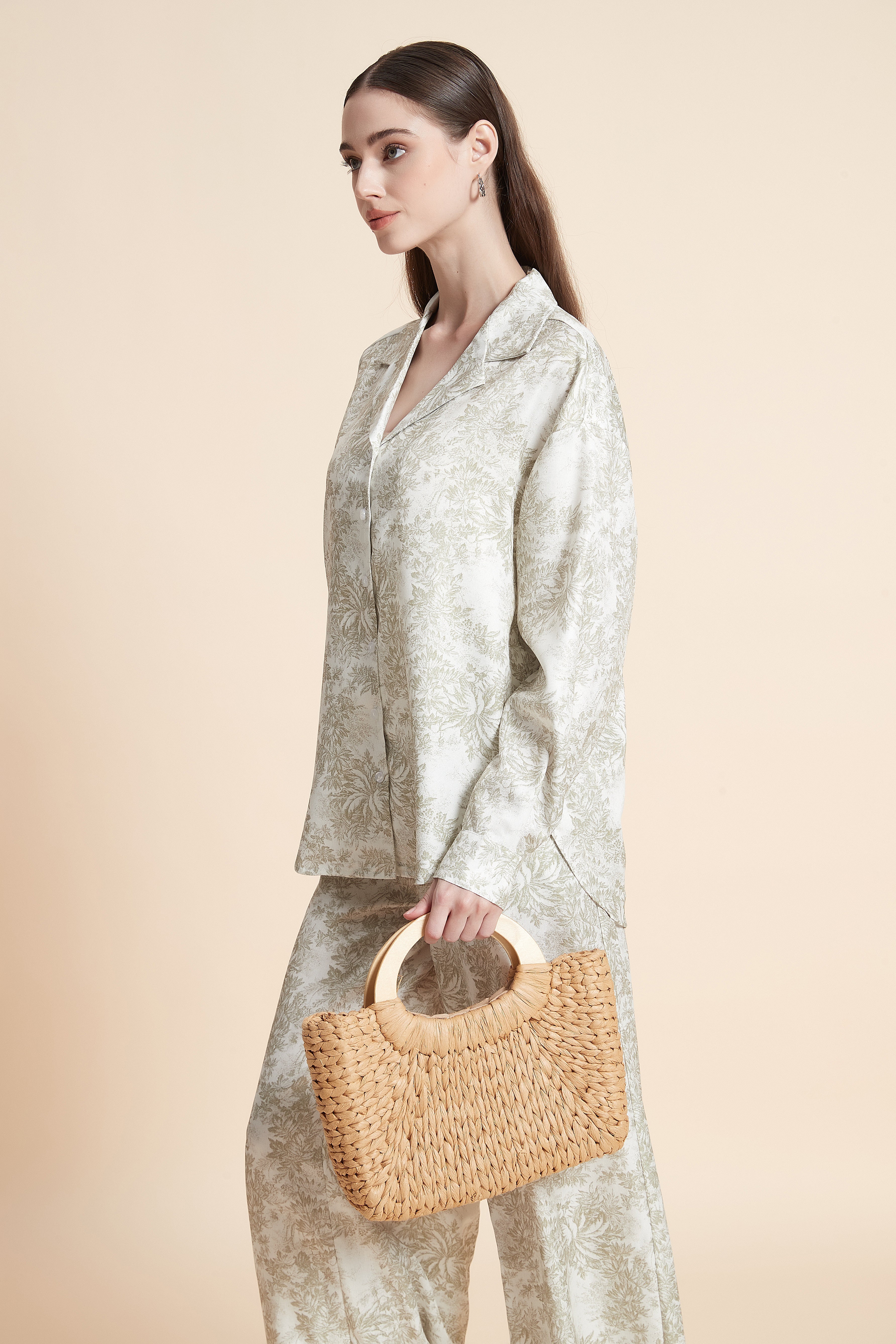 Long sleeve printed shirt