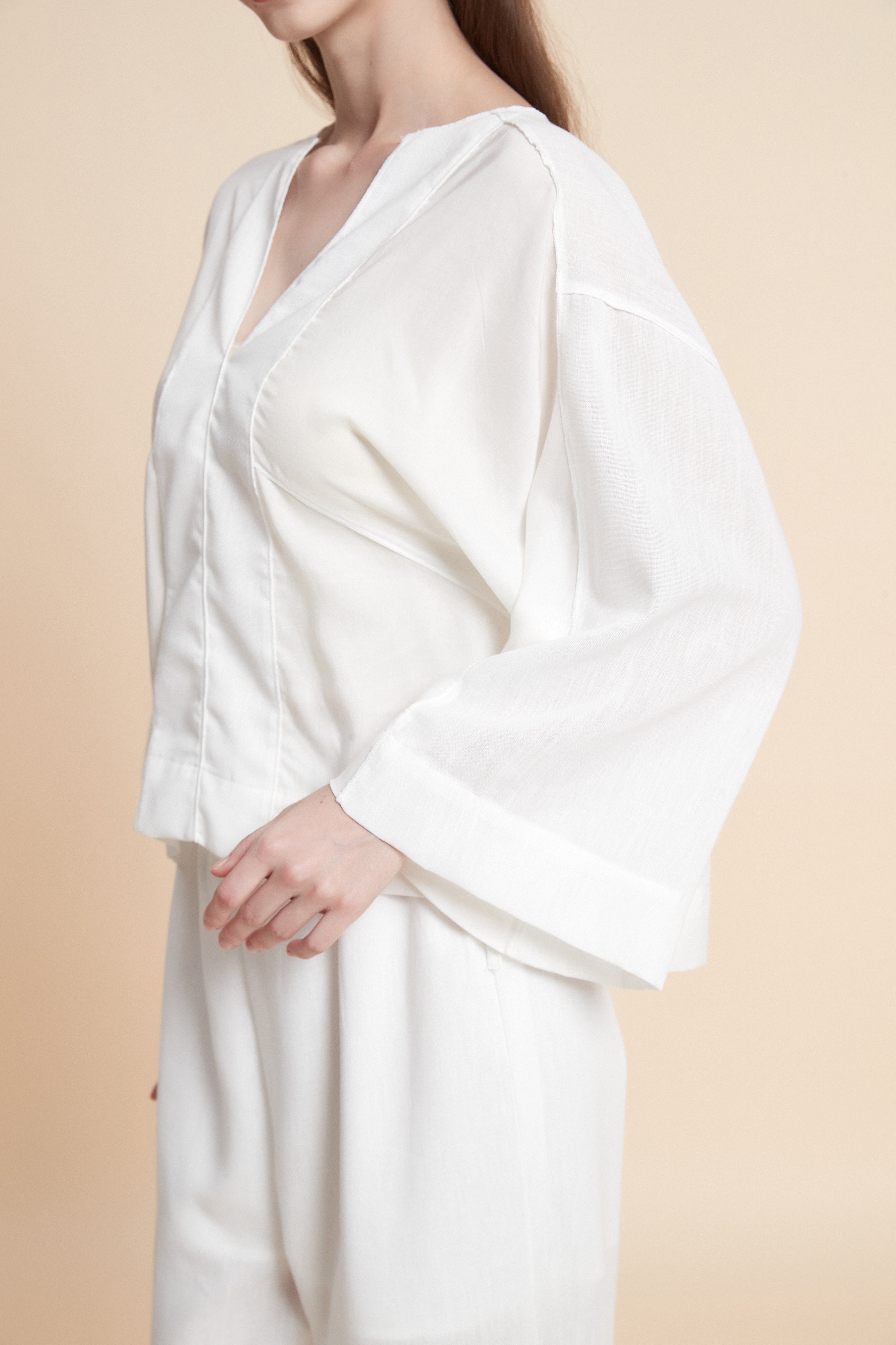 Relaxed V-Neck House Top
