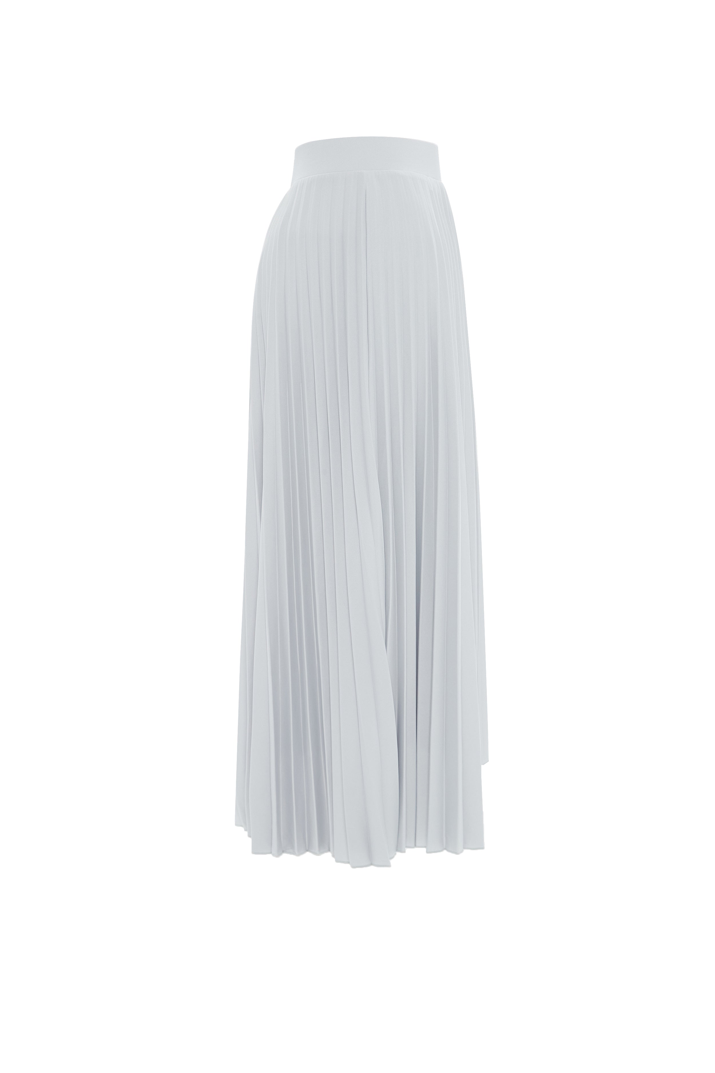 Ribbed maxi wrap skirt
