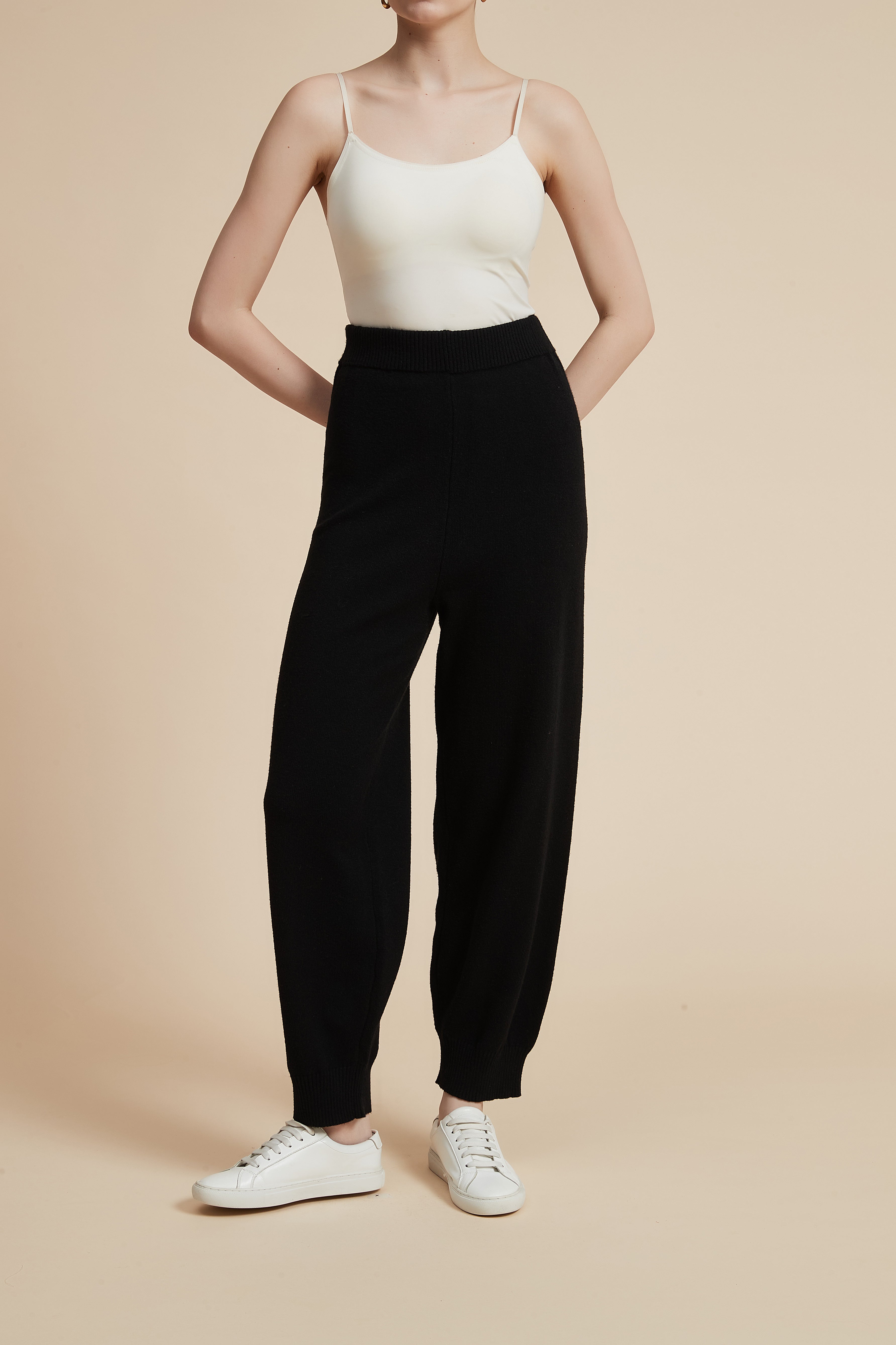 Wide Leg Solid Pants