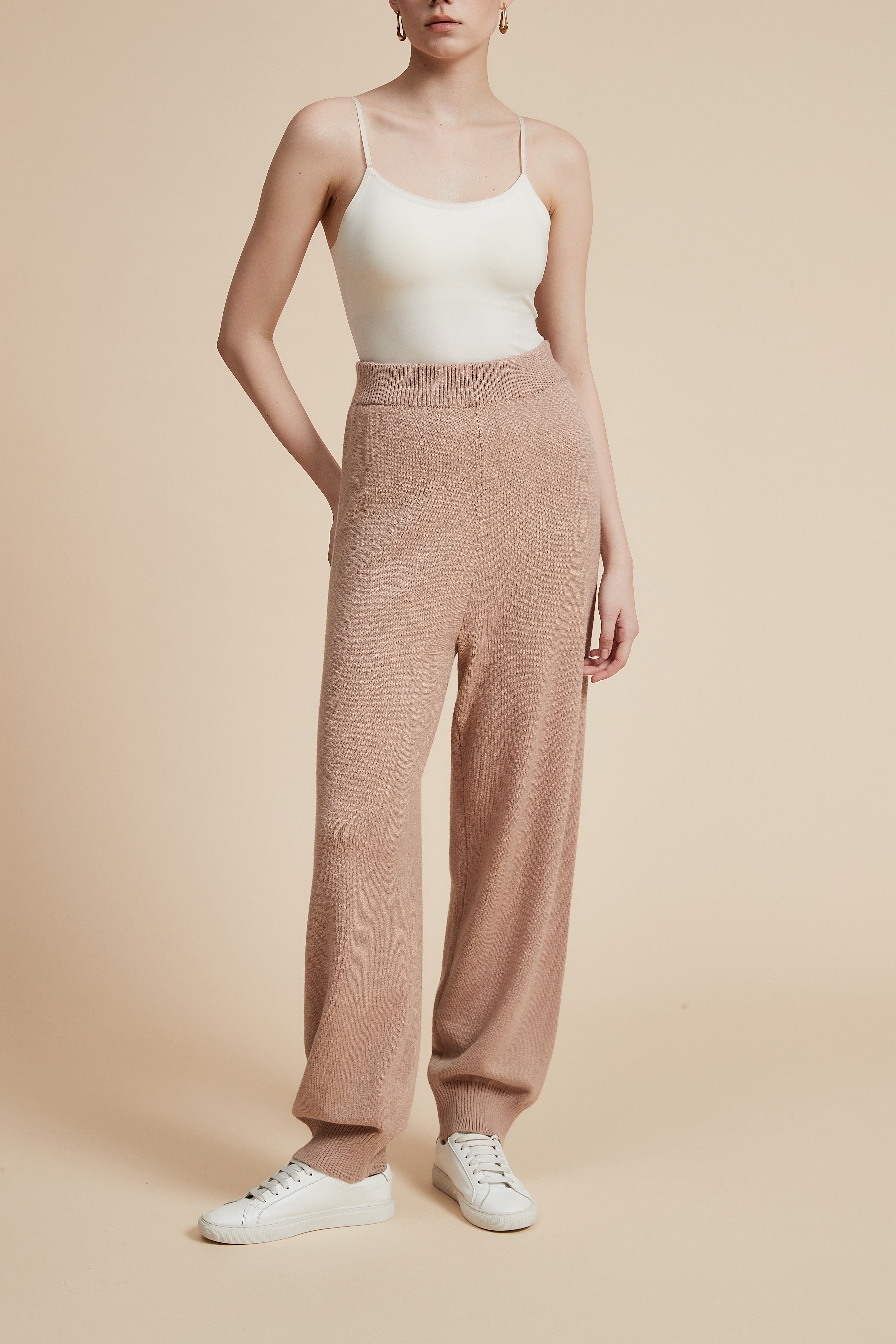 Wide Leg Solid Pants