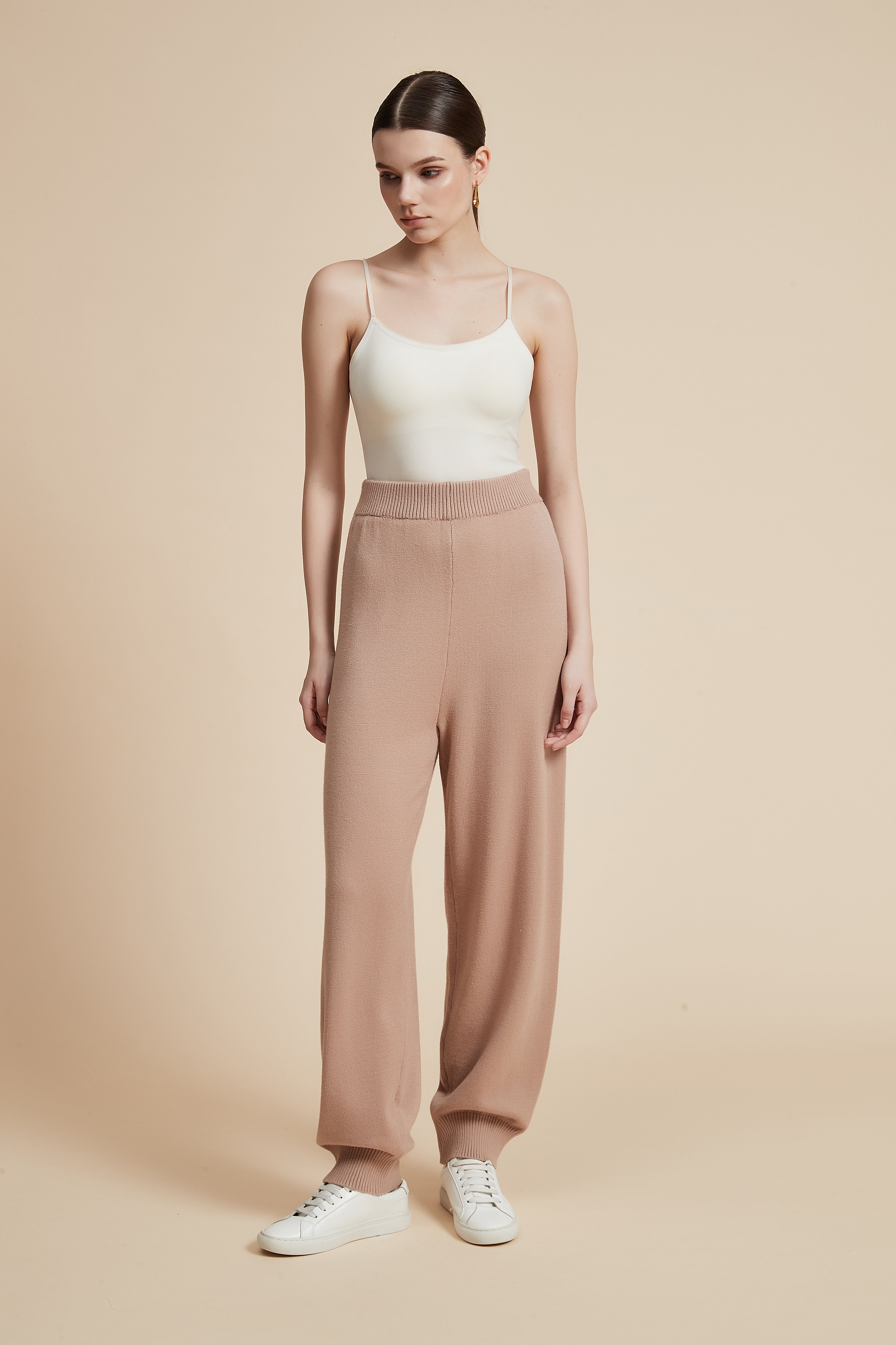 Wide Leg Solid Pants