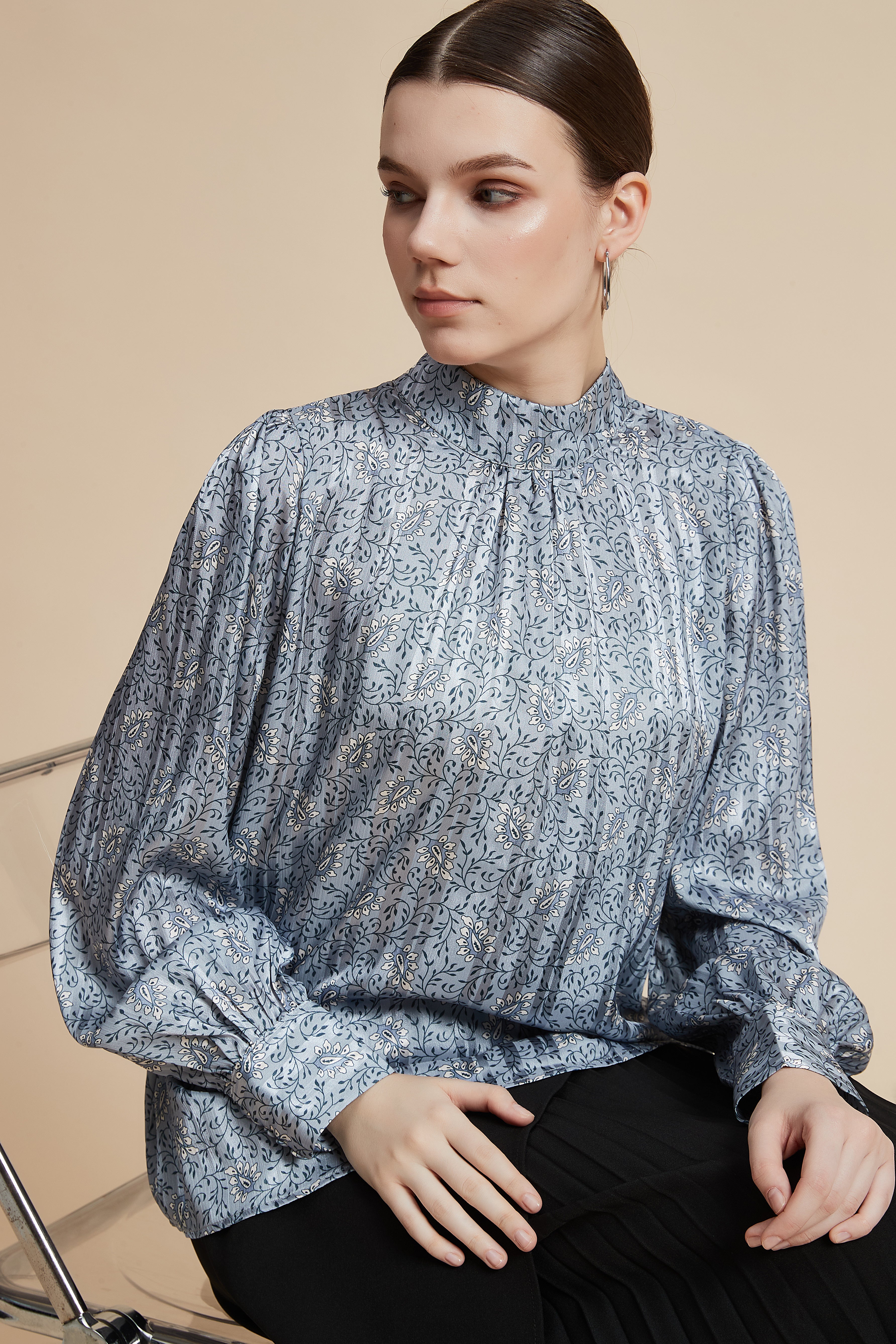 Floral Long Sleeve Blouse