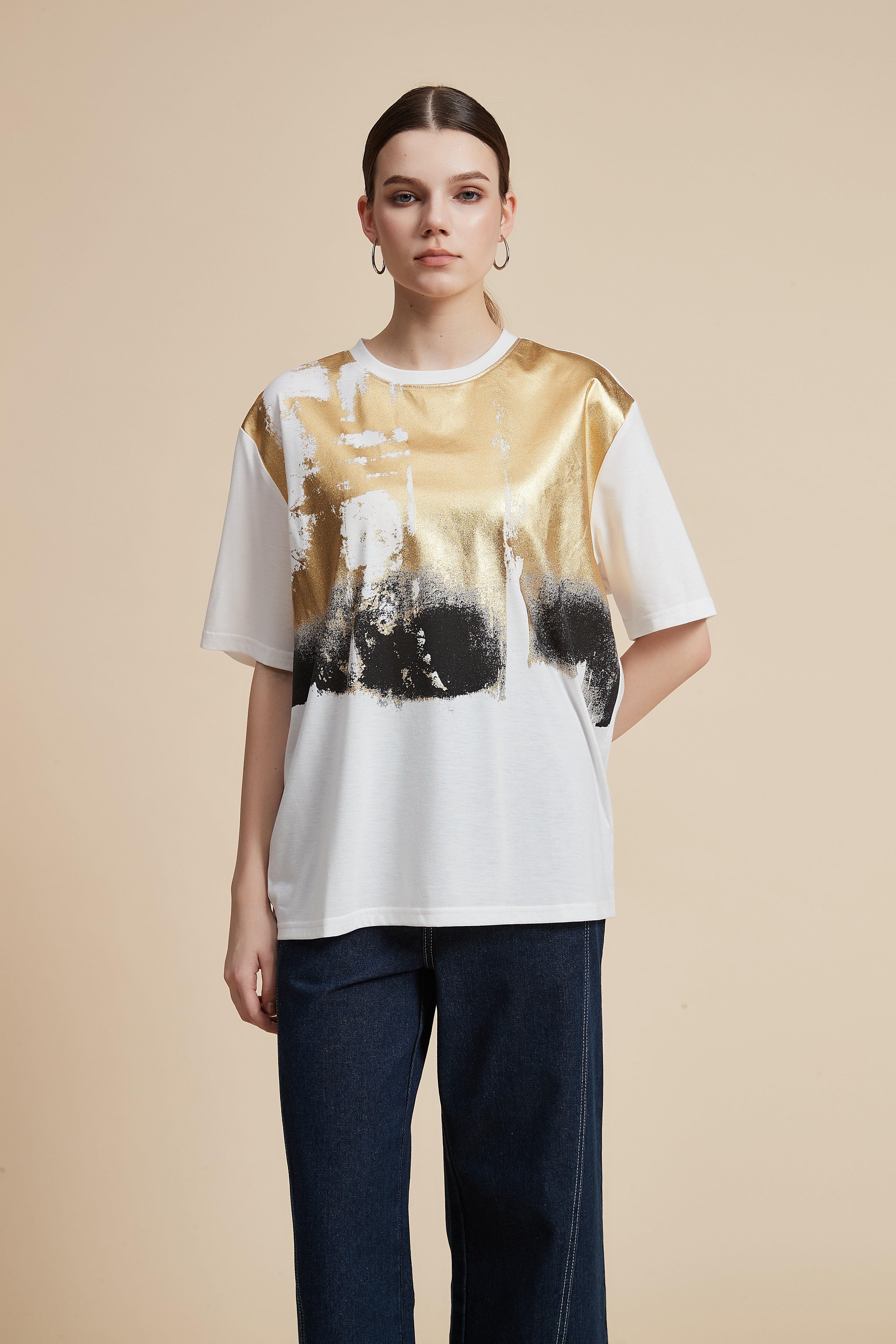 Printed Half Sleeve Blouse